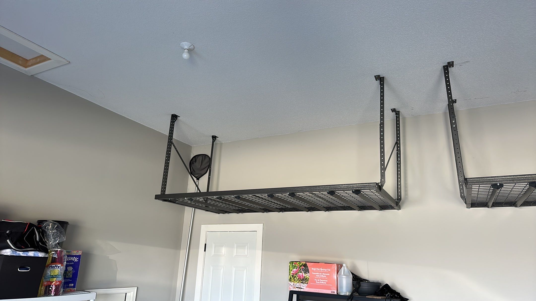 Terrence D. upgraded his garage with overhead racks by Banner Garage