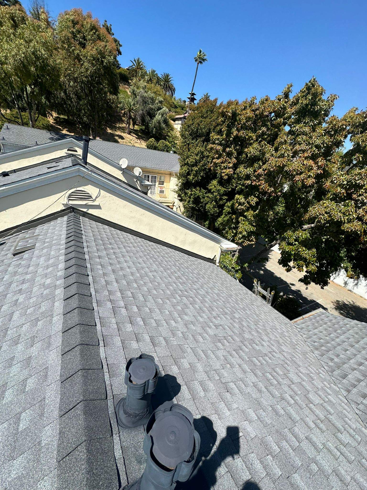 Roof Replacement at the Magic Castle Hotel- Los Angeles, CA 90028 by Epic Roof Replacement