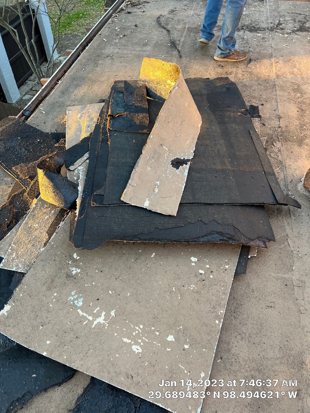 Residential Flat Roof Replacement using Mulehide Modified Bitumen Roofing by Premier Roofing and Contracting