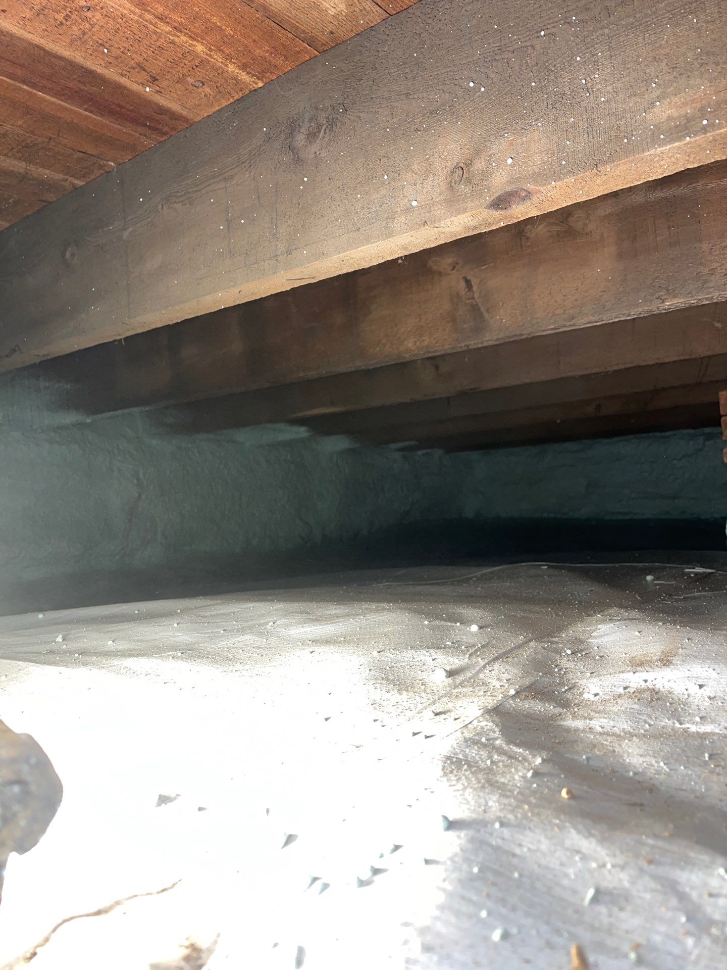 Attic Insulation using Closed Cell Spray Foam by NYS Foam & Energy