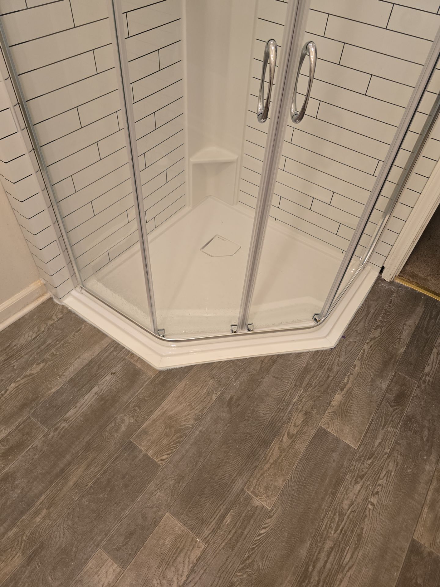 Corner Shower by The Shower Company