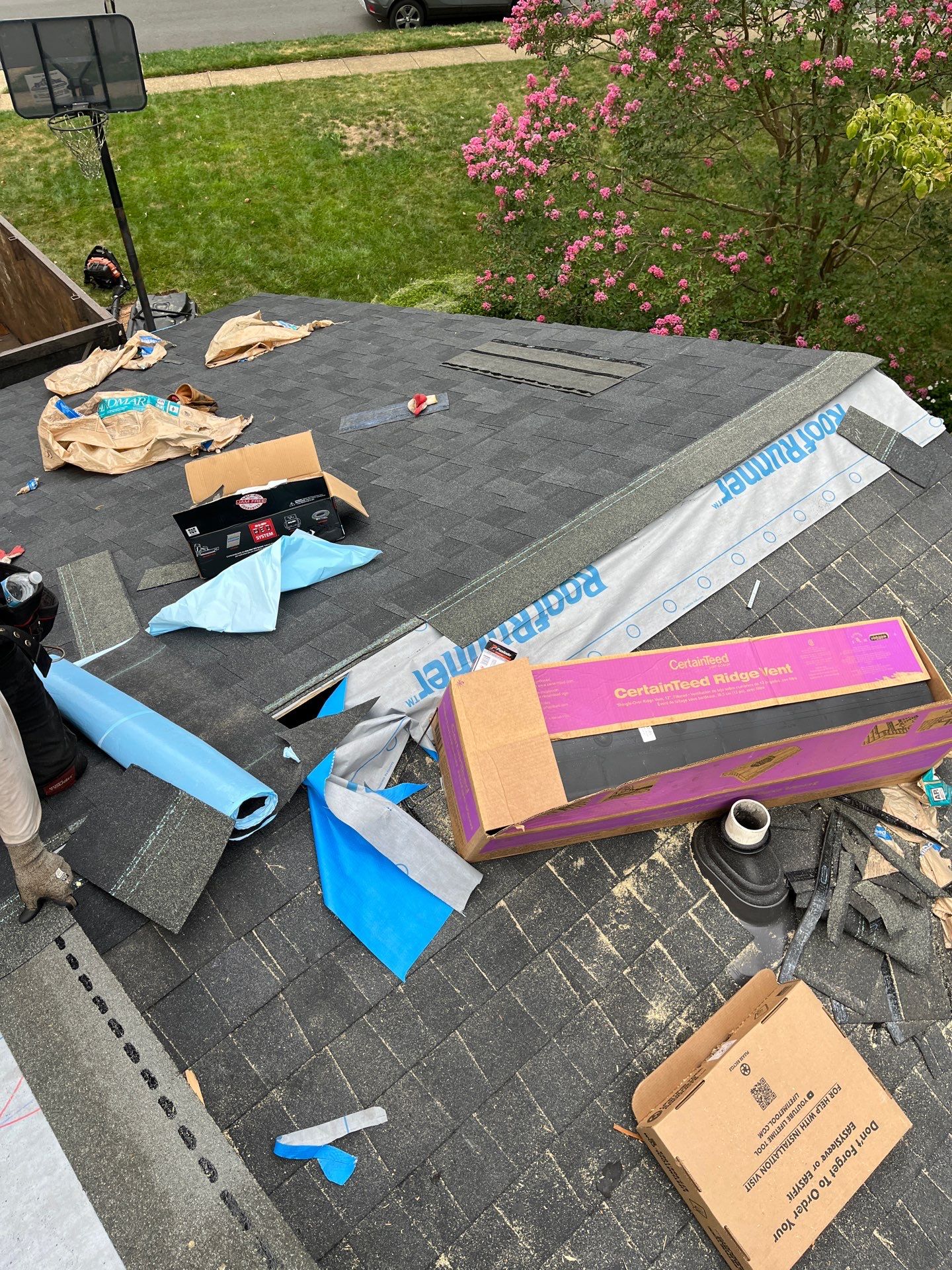 Vienna: Multi-Trade Restoration with CertainTeed Landmark Shingles in Charcoal Black by RM Banning, Inc.