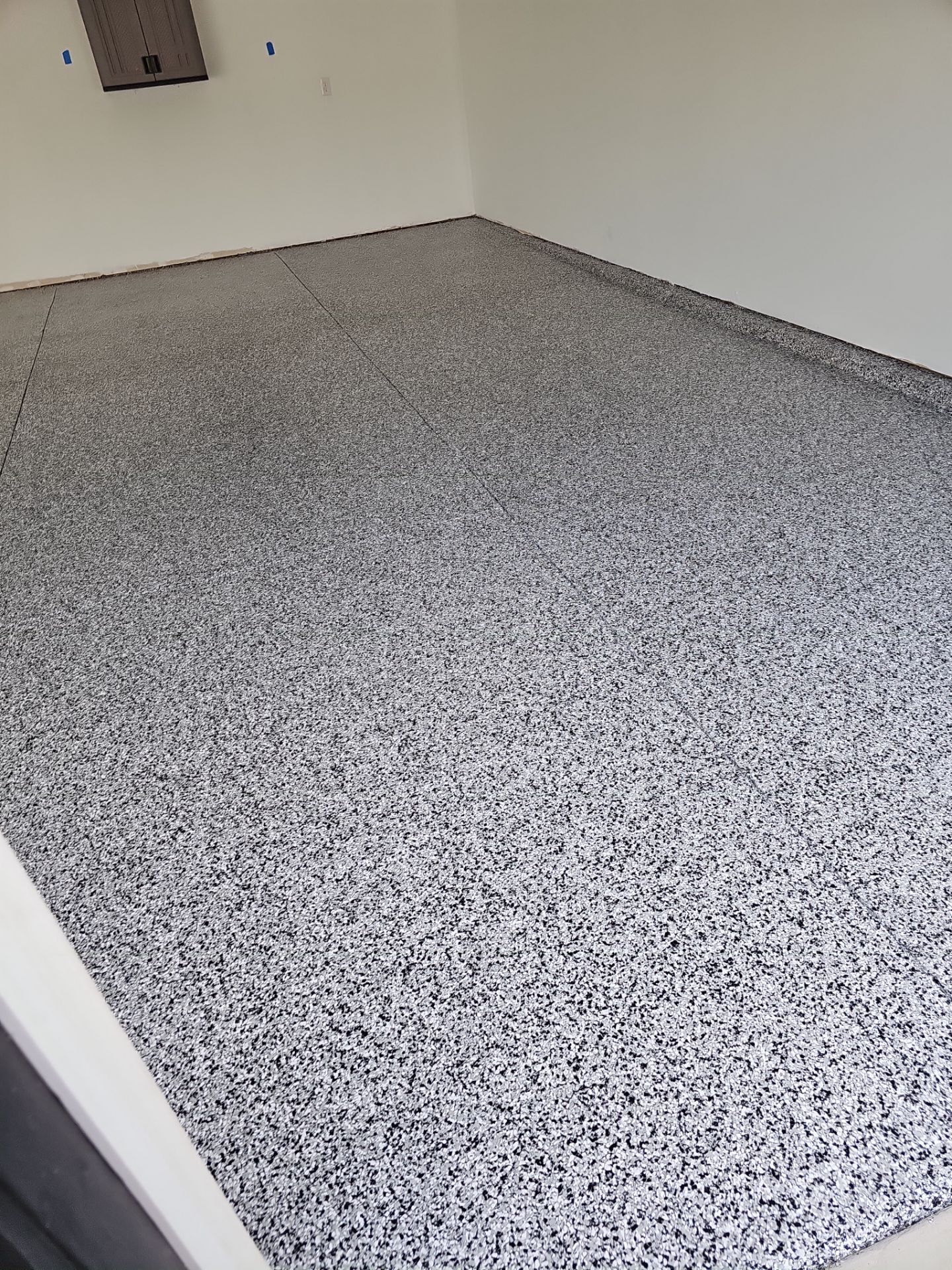 Domino Concrete Coating in Elkhart! by Innovative Spaces / Innovative Concrete Coatings