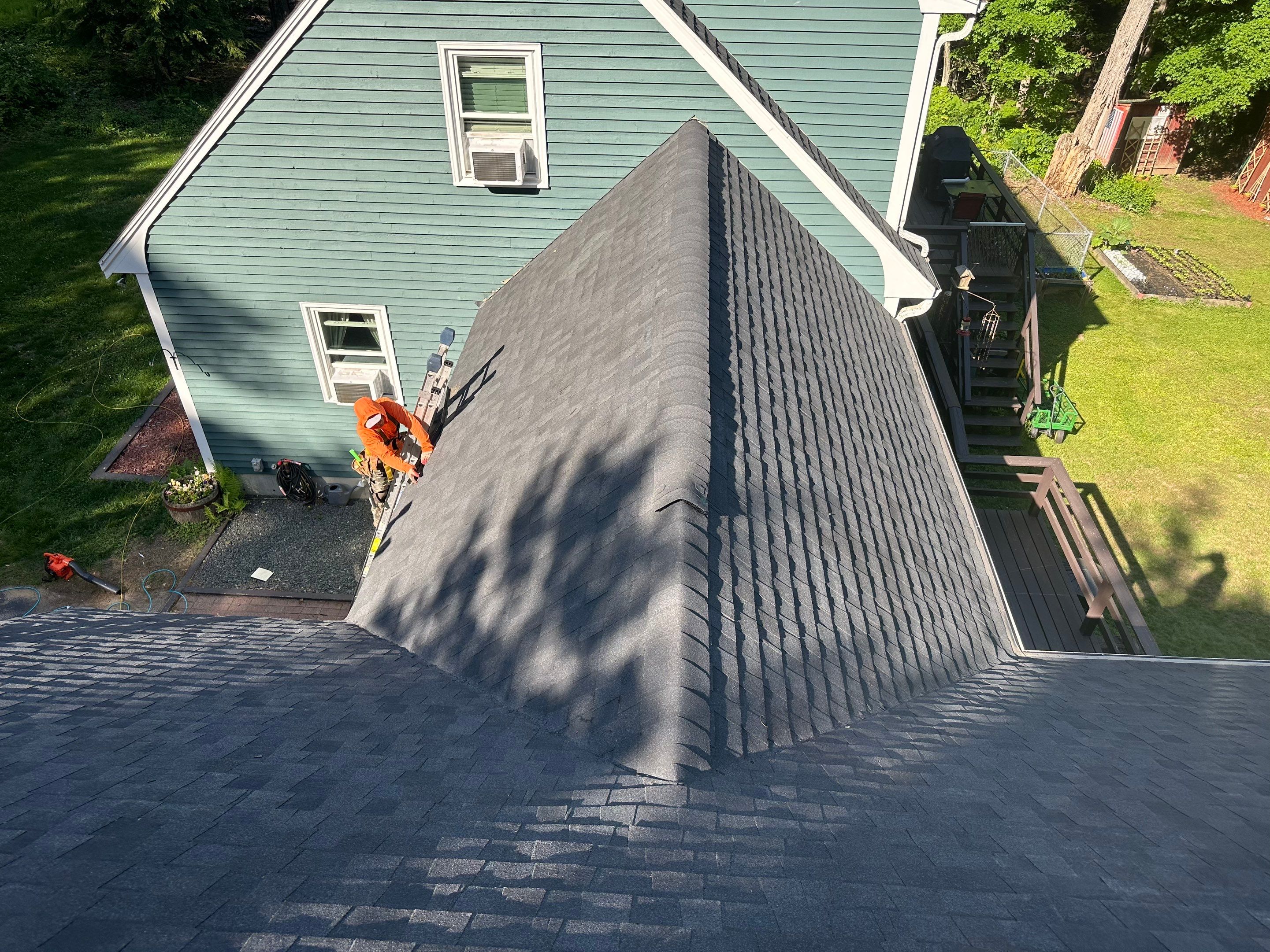 Asphalt Roof Replacement with IKO Cambridge Shingles in Deerfield by Tall pine roofing