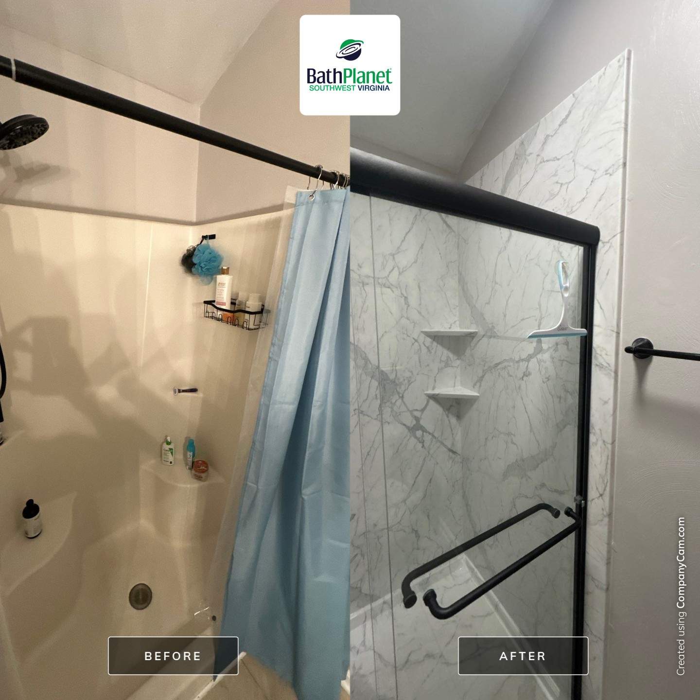 Shower Stall to Walk-In by BathPlanet SW Virginia