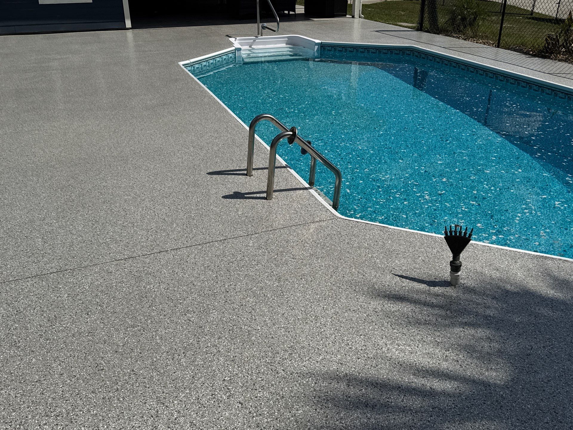 Pool Deck in Lake City, FL in Mount Everest by Cross Creek Concrete Coatings