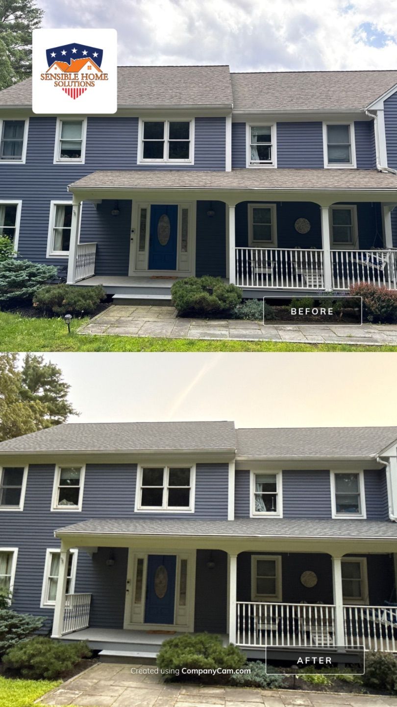 Solar-Ready Roof Replacement with GAF Pewter Gray Shingles & VELUX Skylights by Sensible Home Solutions