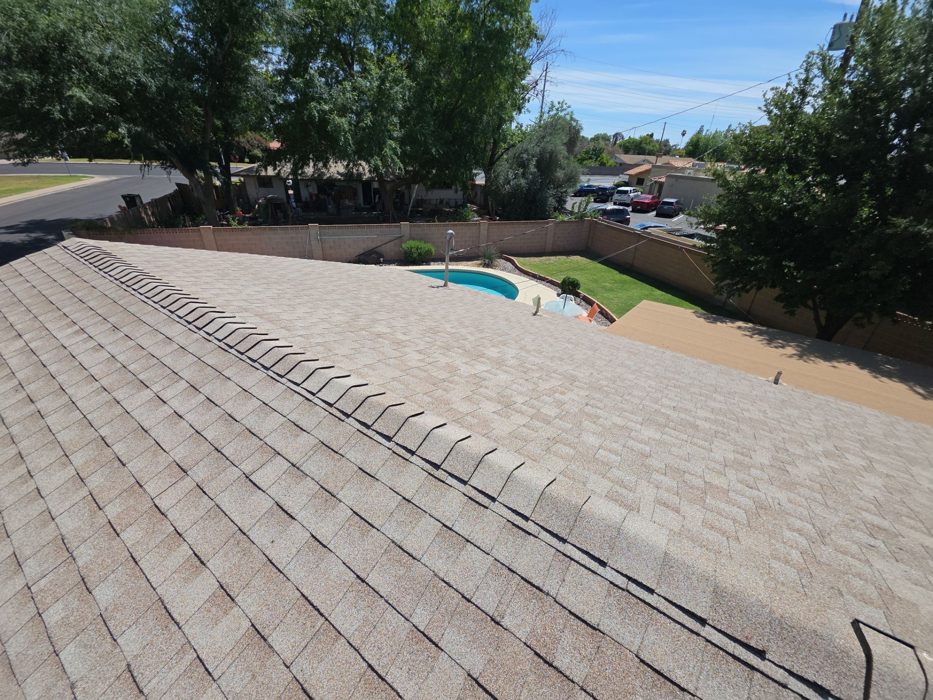 New GAF Roof in Mesa, Arizona by Weather-Tite Roofing