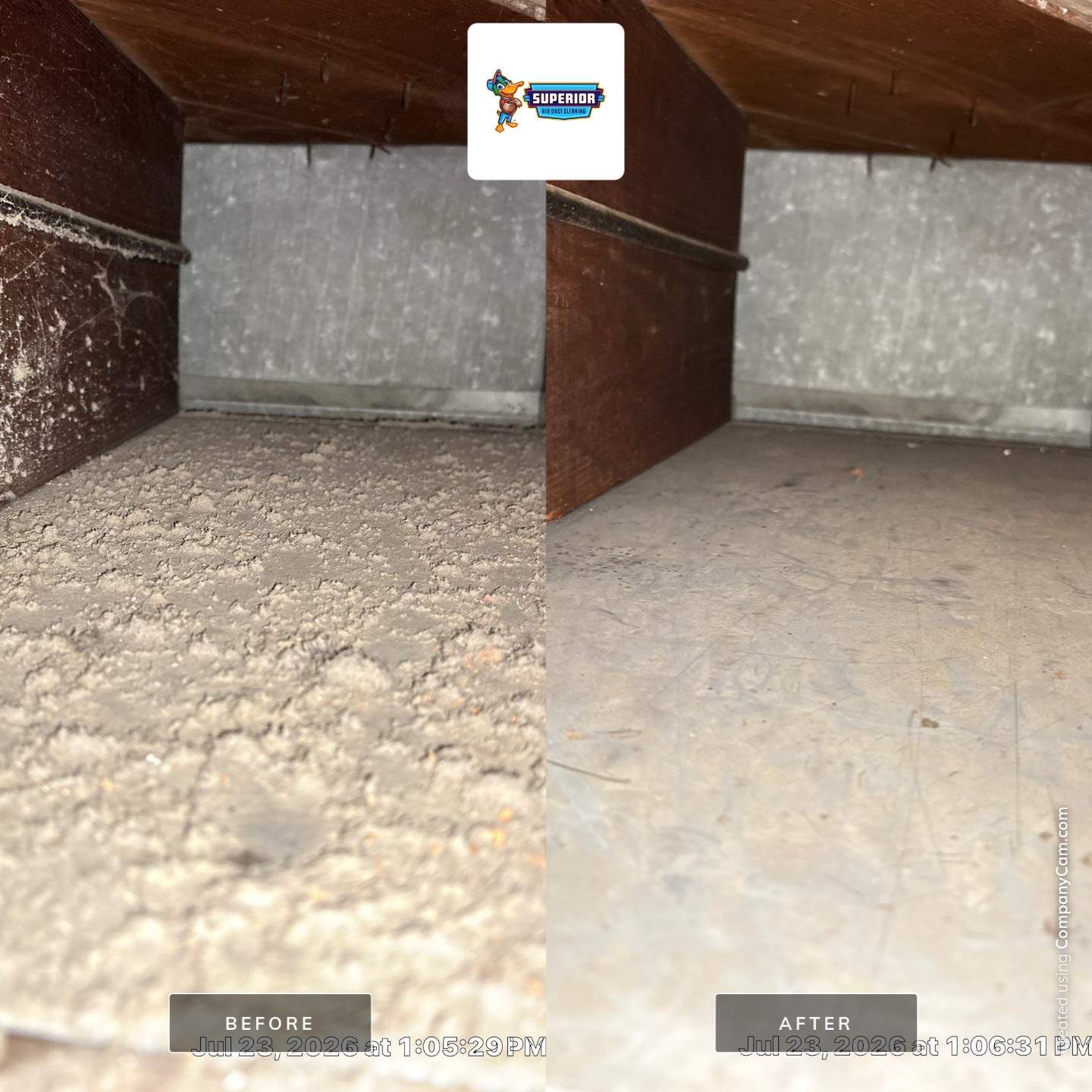 Full Residential Air Duct Cleaning in New Brighton Pennsylvania by Superior Air Duct Cleaning