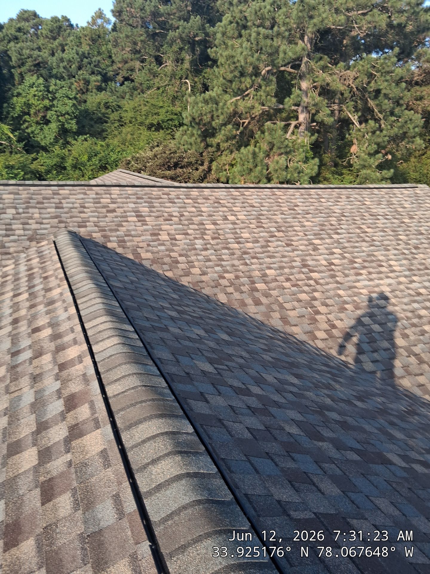 Roof Replacement using CertainTeed Landmark Pro Max Def Weathered Wood in Southport, NC by RGR Roofing Company by RGR Construction and Roofing, LLC