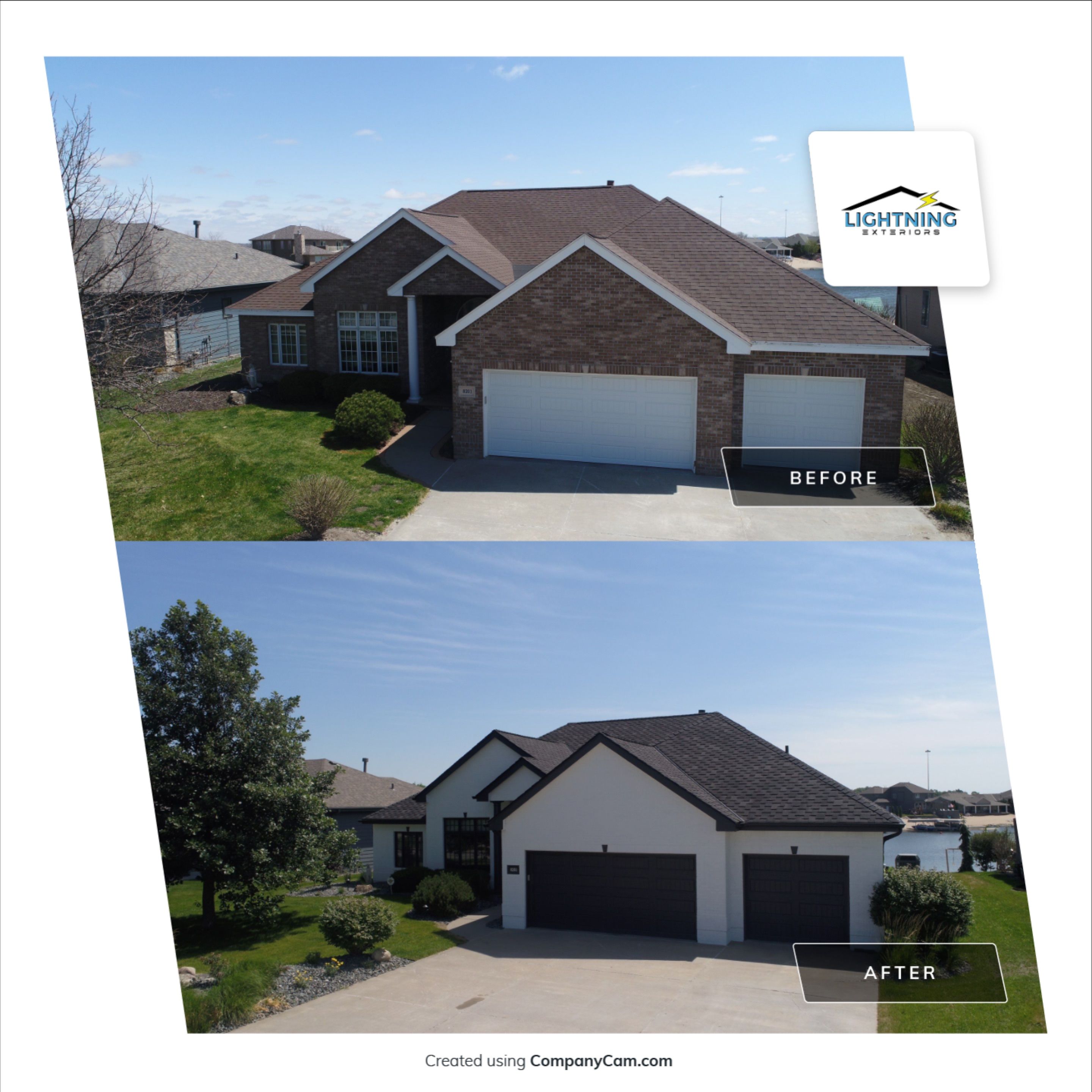Exterior Makeover by Lightning Exteriors