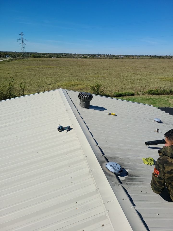 Residential Roofing Repair using PBR Metal Roof by Harvey Roofing & Construction