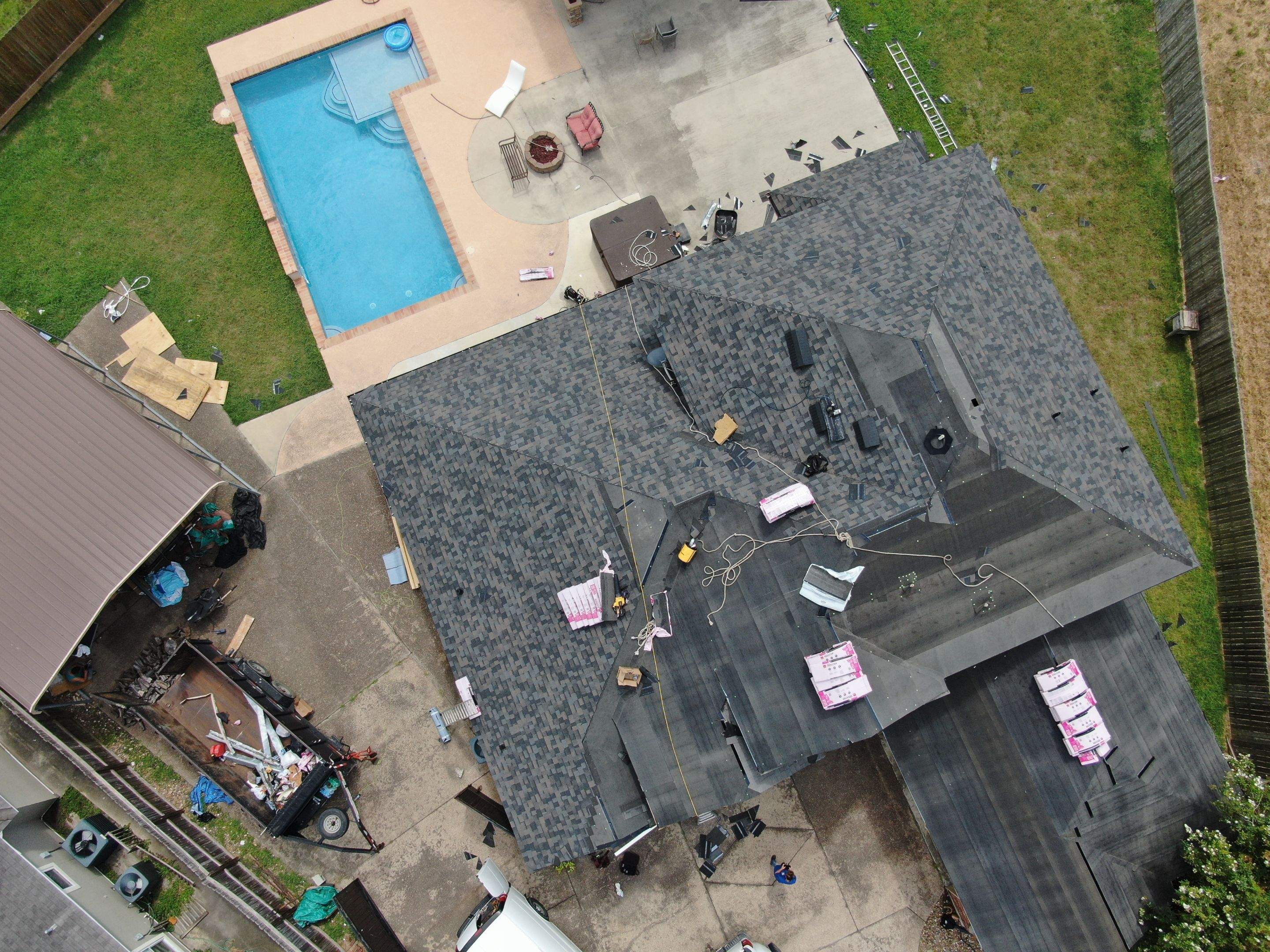 Flashing Stucco above the Roof by Bayfront Roofing and Construction