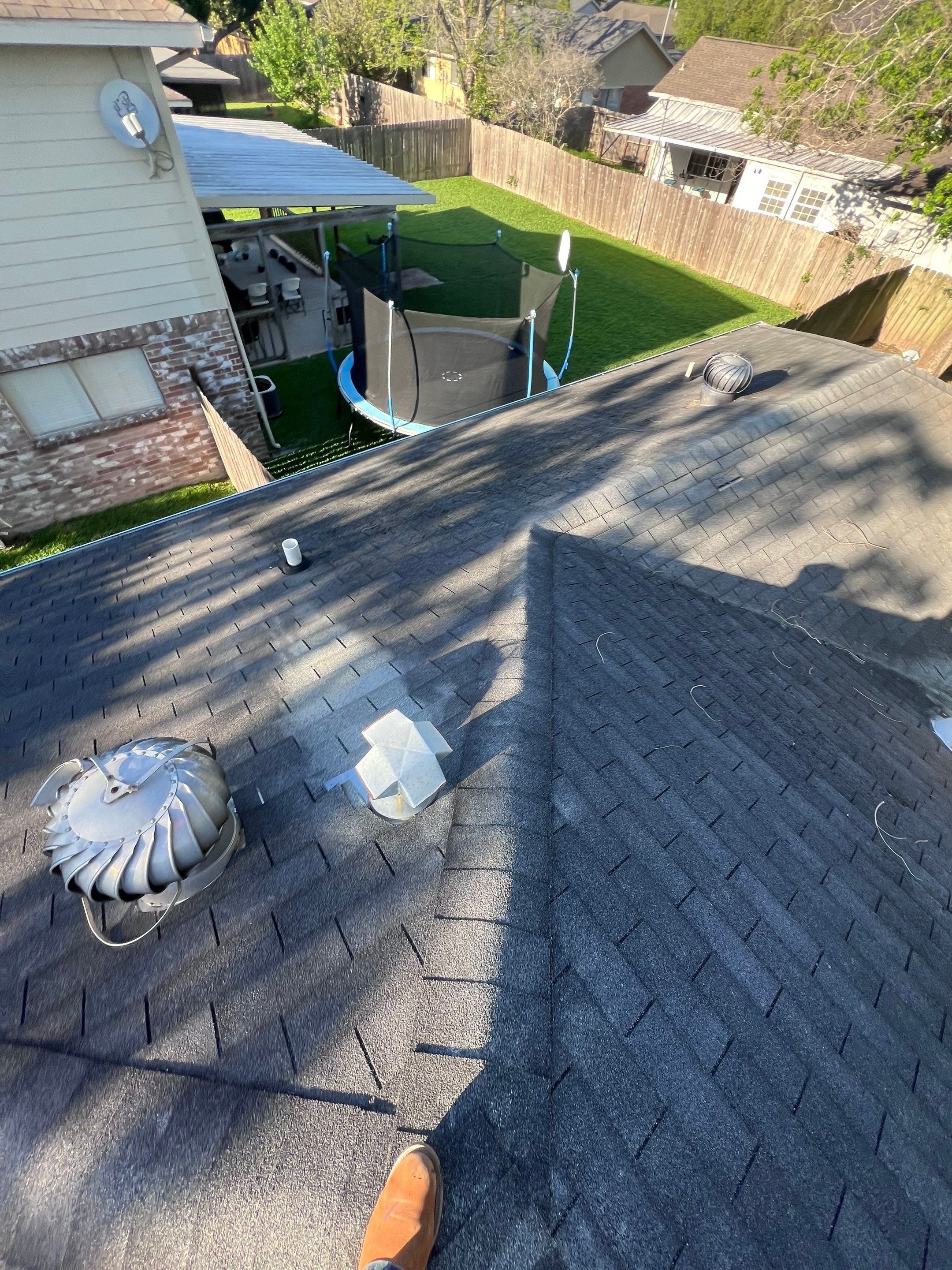 Residential Roofing Installation using Owen's Corning Duration (Lifetime) Shingles by Roof Repair Company