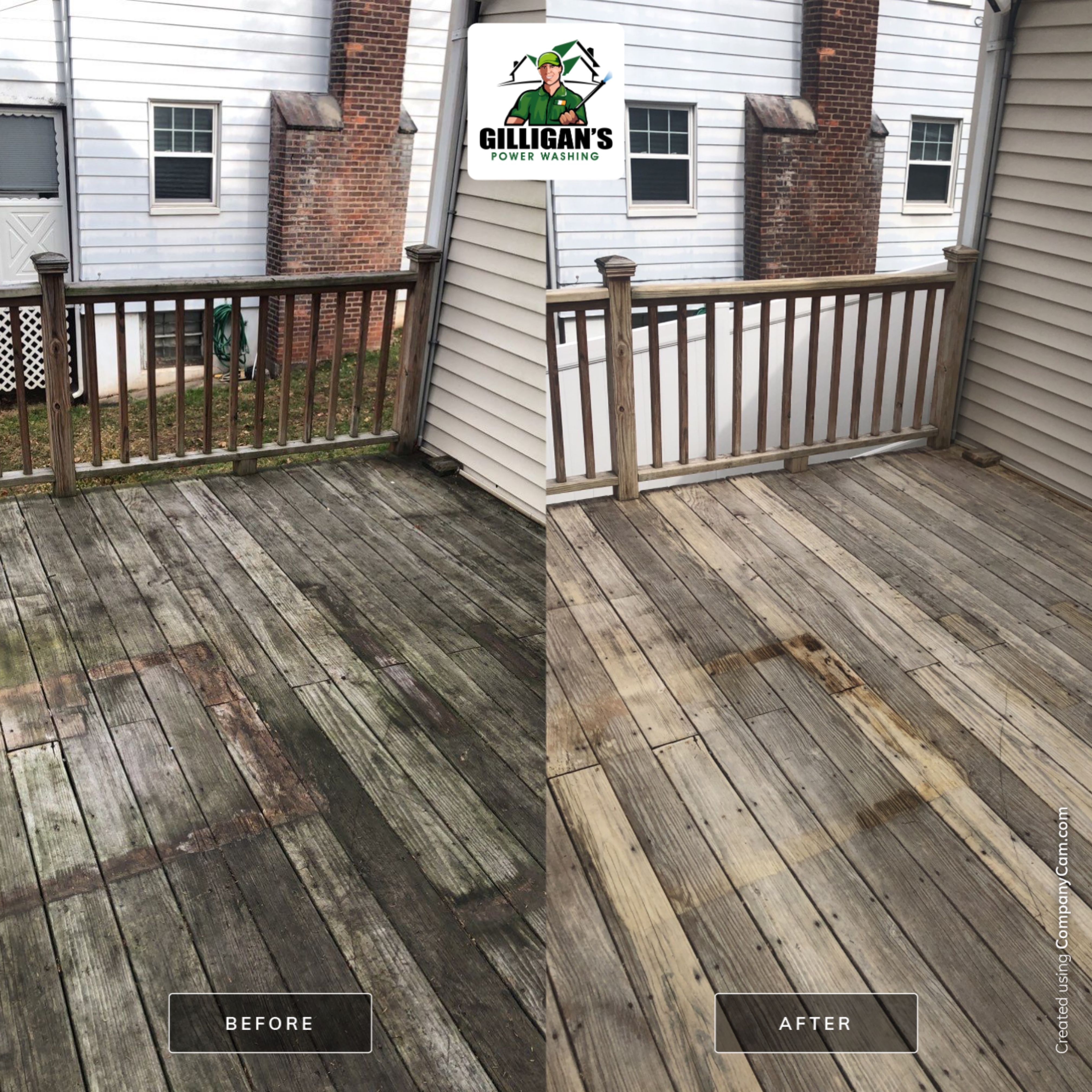 Exterior Cleaning using Softwashing by Gilligan’s Power washing