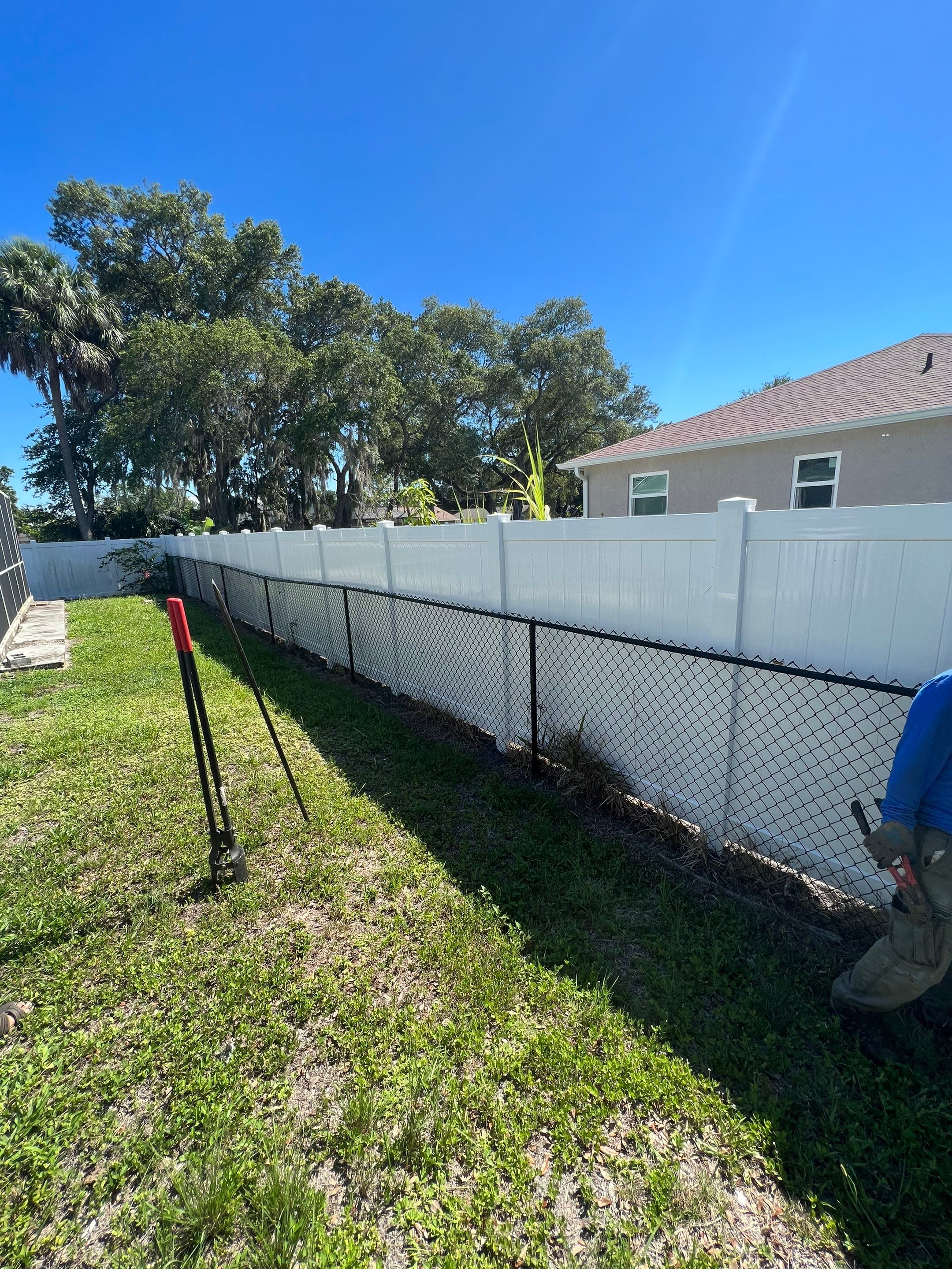 Palmetto, FL 6ft. Tall White Vinyl Privacy Fence  by Asap fence and gates, LLC