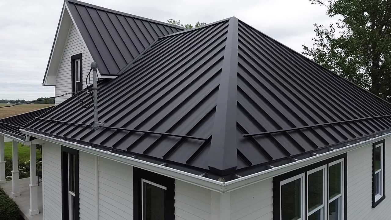 Standing Seam Metal Roof Transformation in Atlanta, IN by 4Ever Metal Roofing