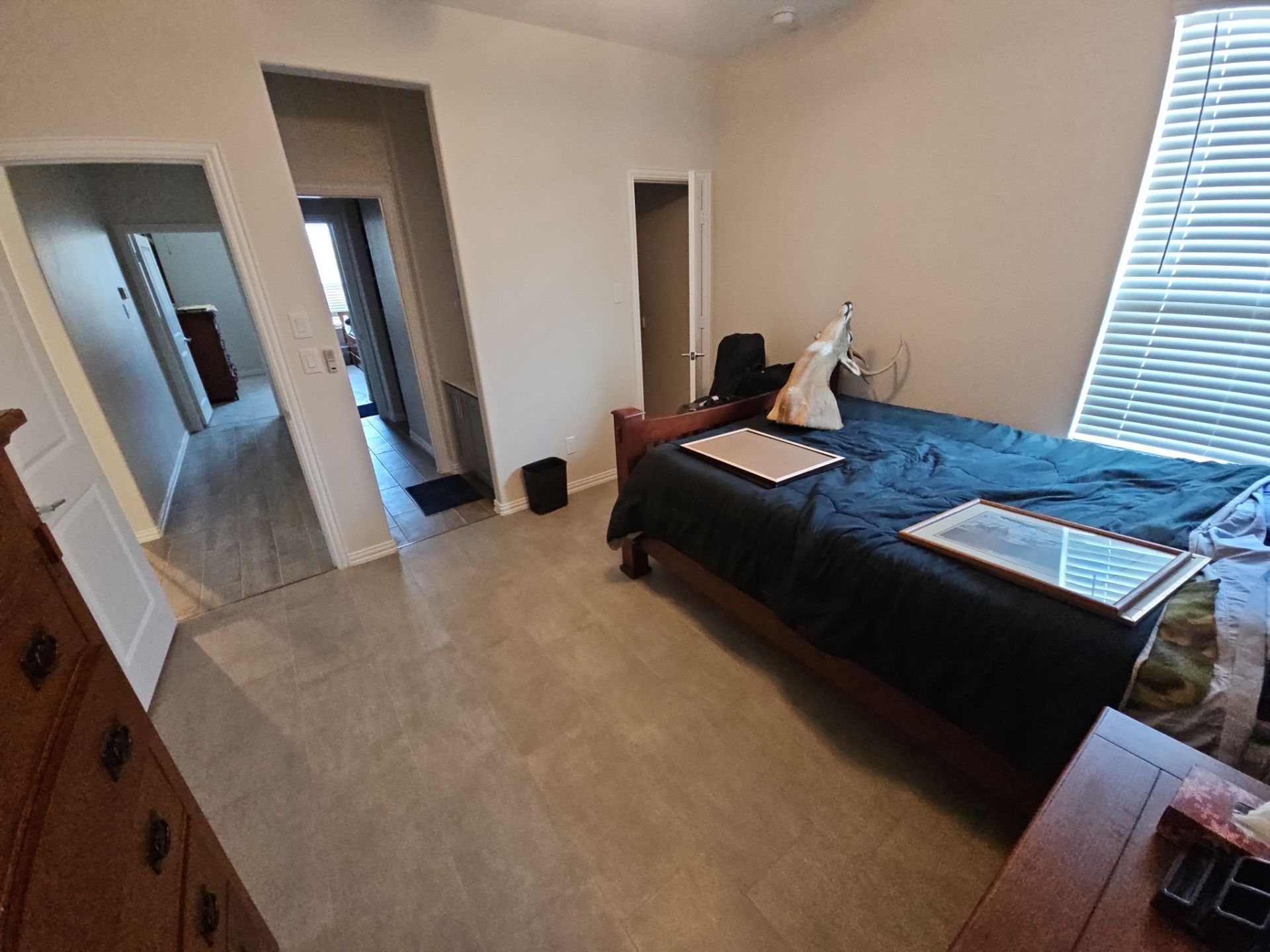 Carpet replacement with Tile and Red Oak Stairs by EL-GC LLC 