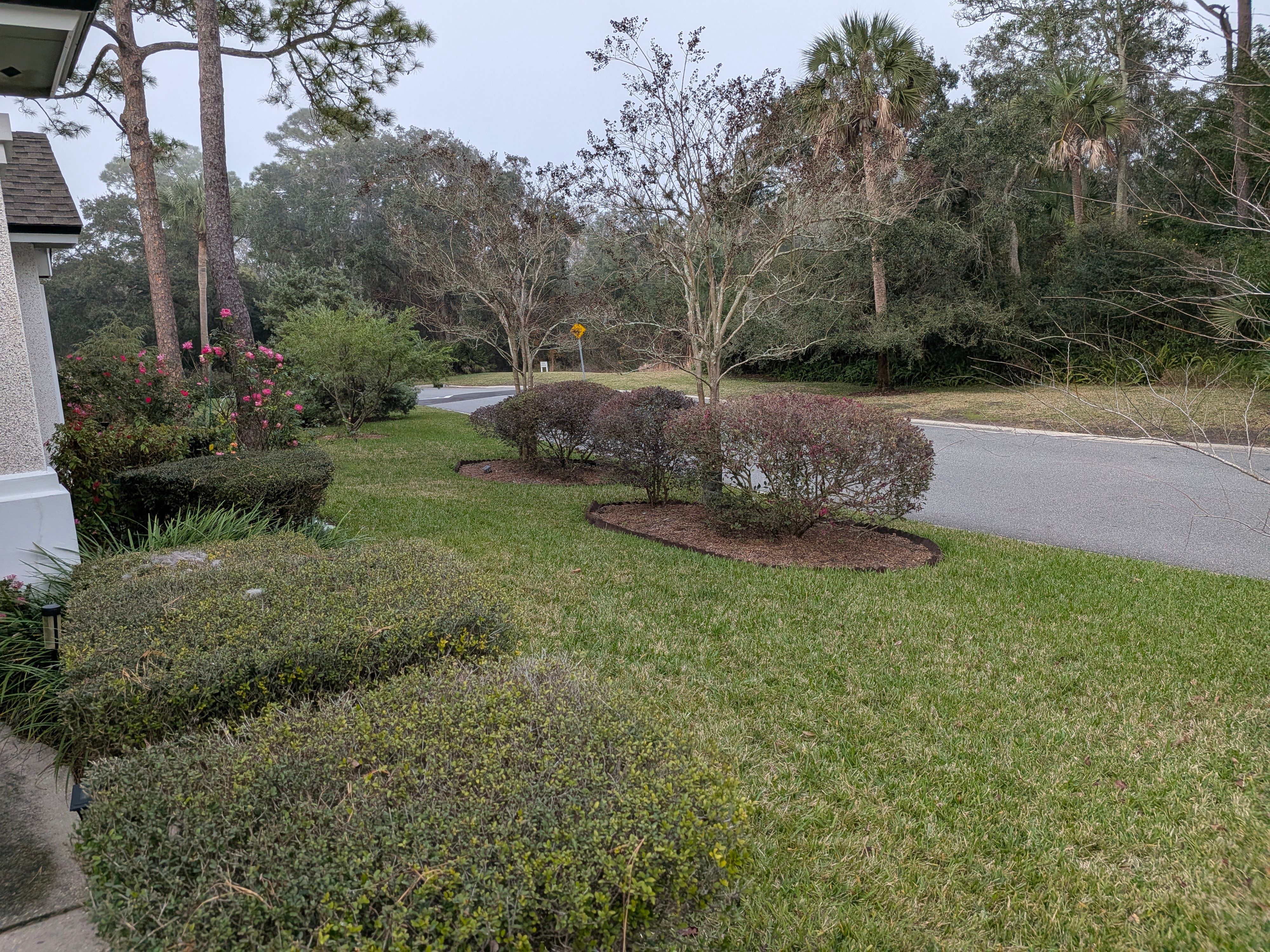 Flower Bed Cleanup & Mulch Preparation — Jacksonville Beach by Harmoni Home Services
