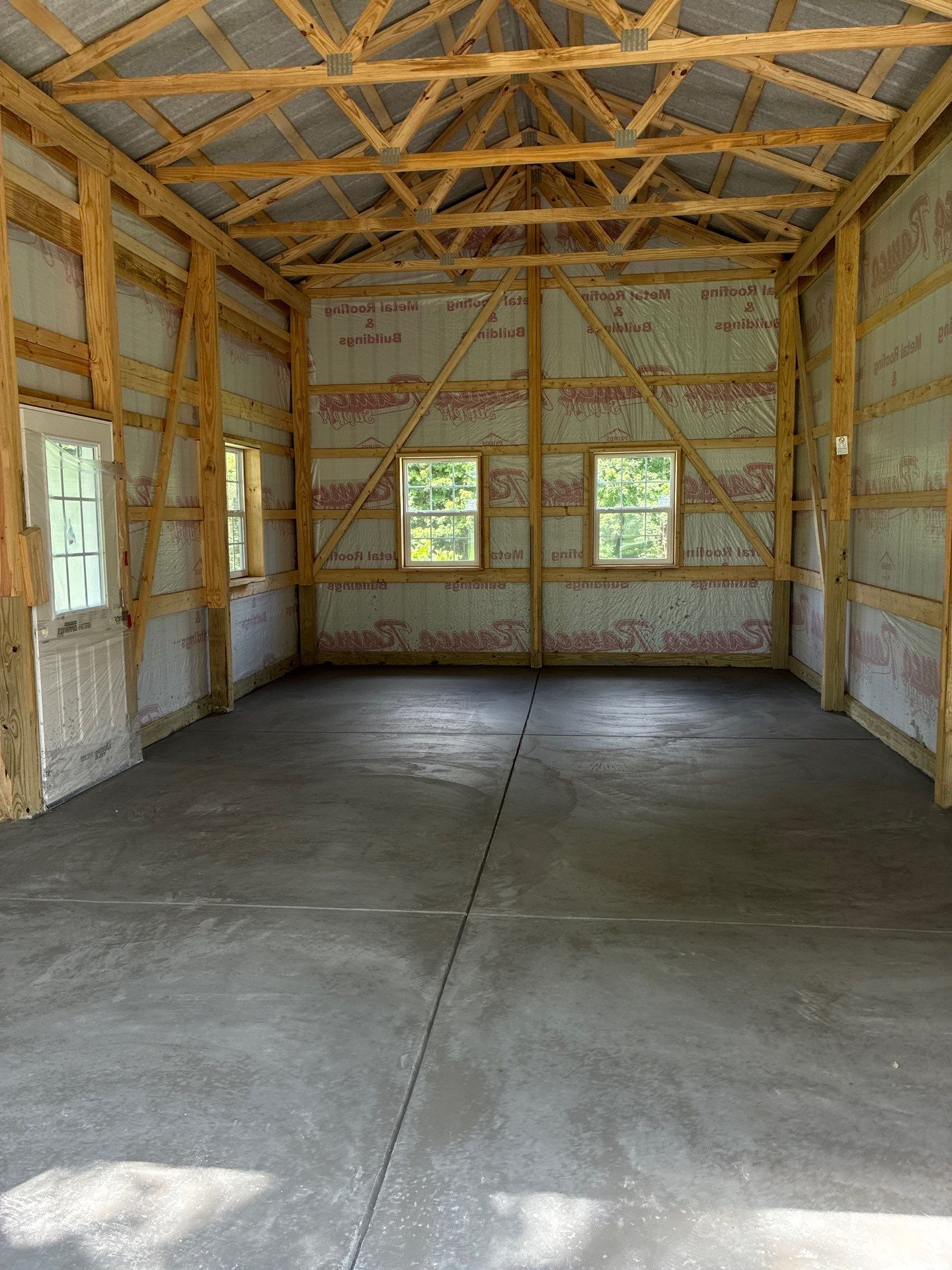 Project in Arlington, IN by The Barn Builders 