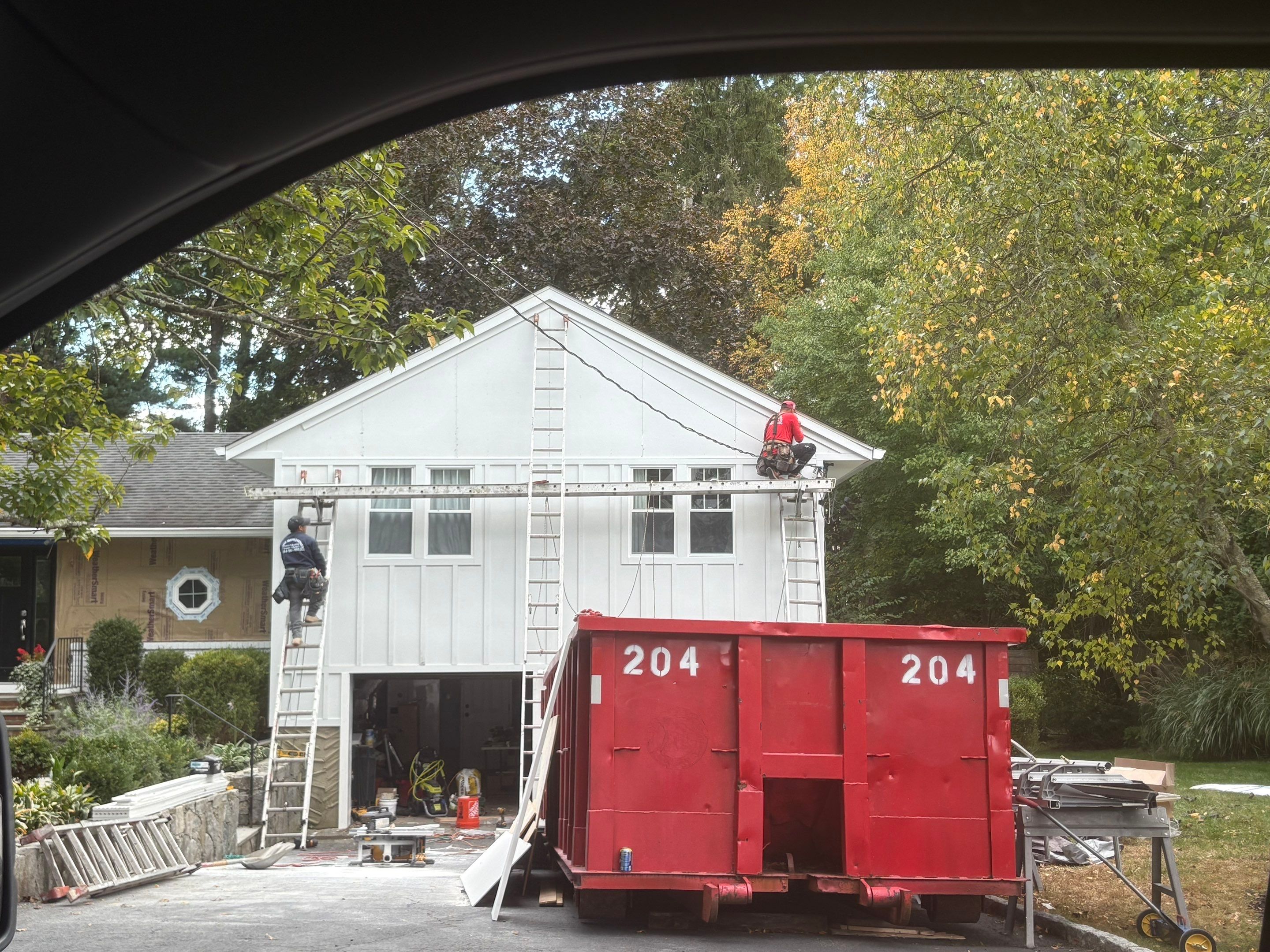 Front of House Remodel, Rye Brook, NY by Ideal Siding 