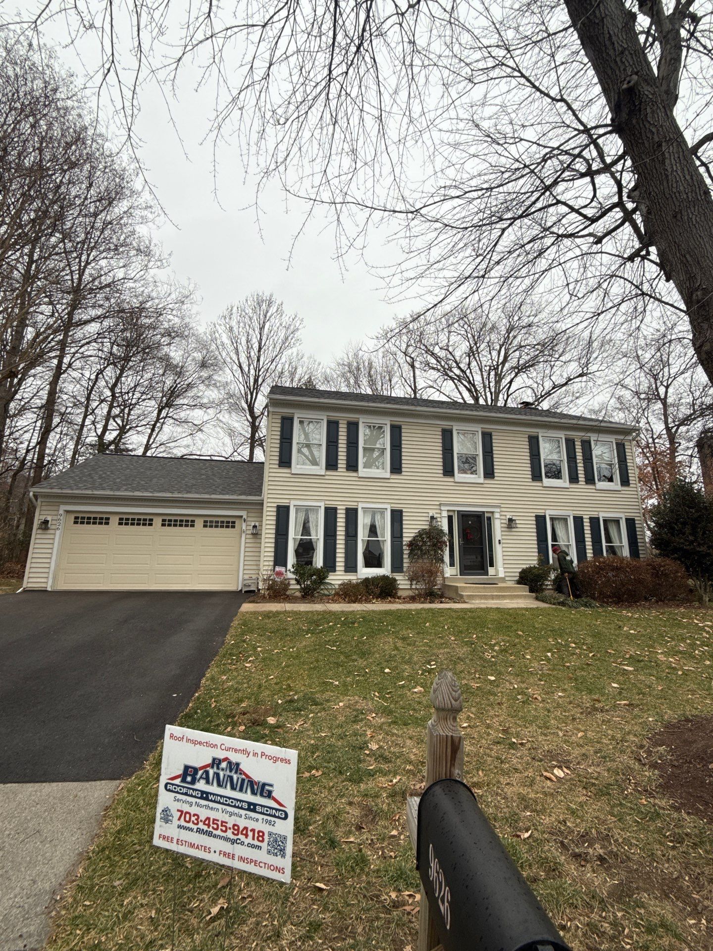 Fairfax Station :Residential Roof Replacement with CertainTeed Landmark Pro in Max Def Drift Wood  by RM Banning, Inc.