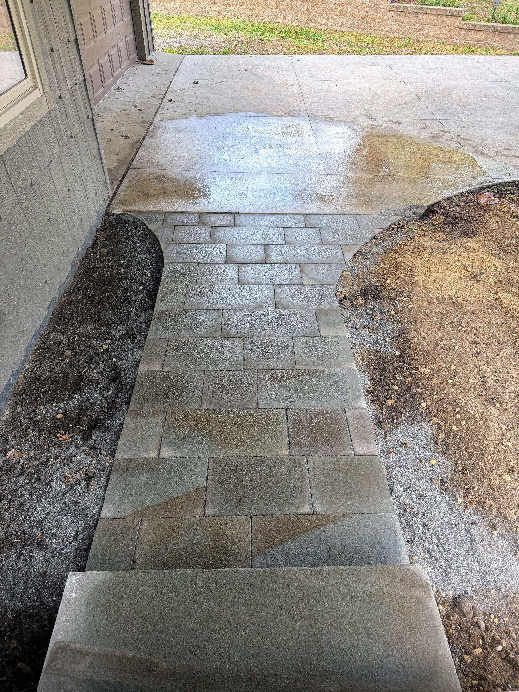Walkway by Sota landscaping