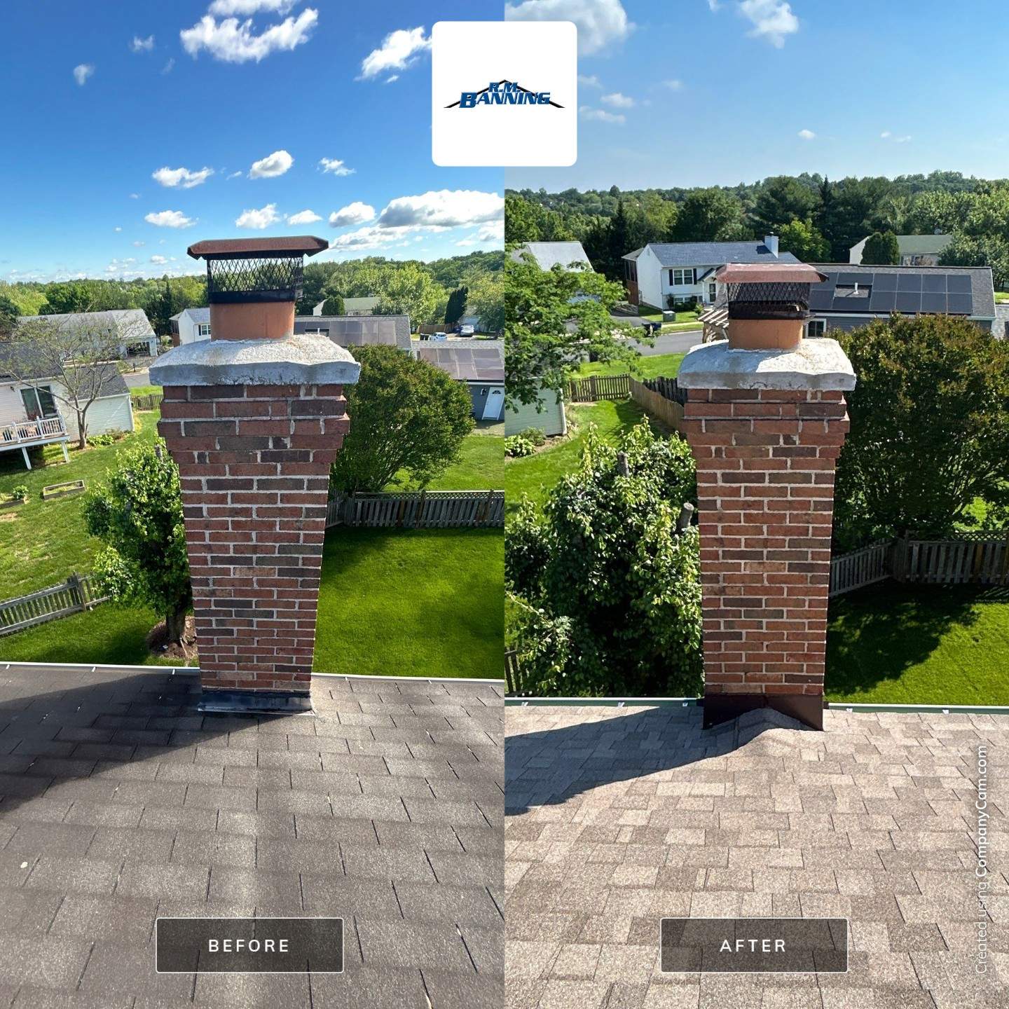 Fairfax: Residential Roof Replacement with CertainTeed Landmark Shingles in Sunrise Cedar by RM Banning, Inc.