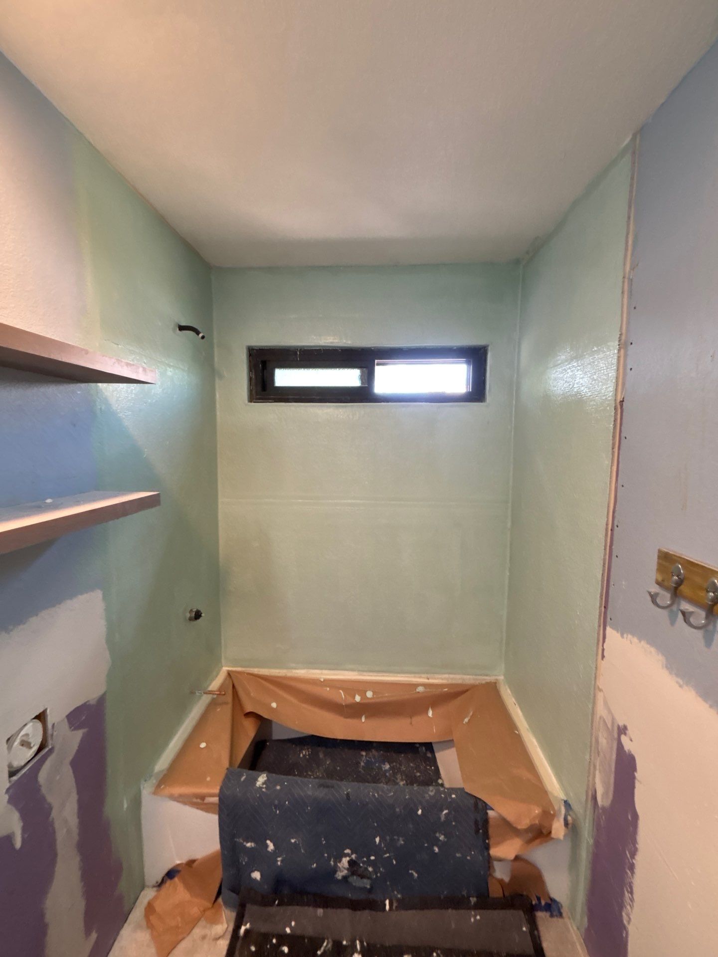 Bathroom Remodel with New Shower and Vanity by SC Remodeling