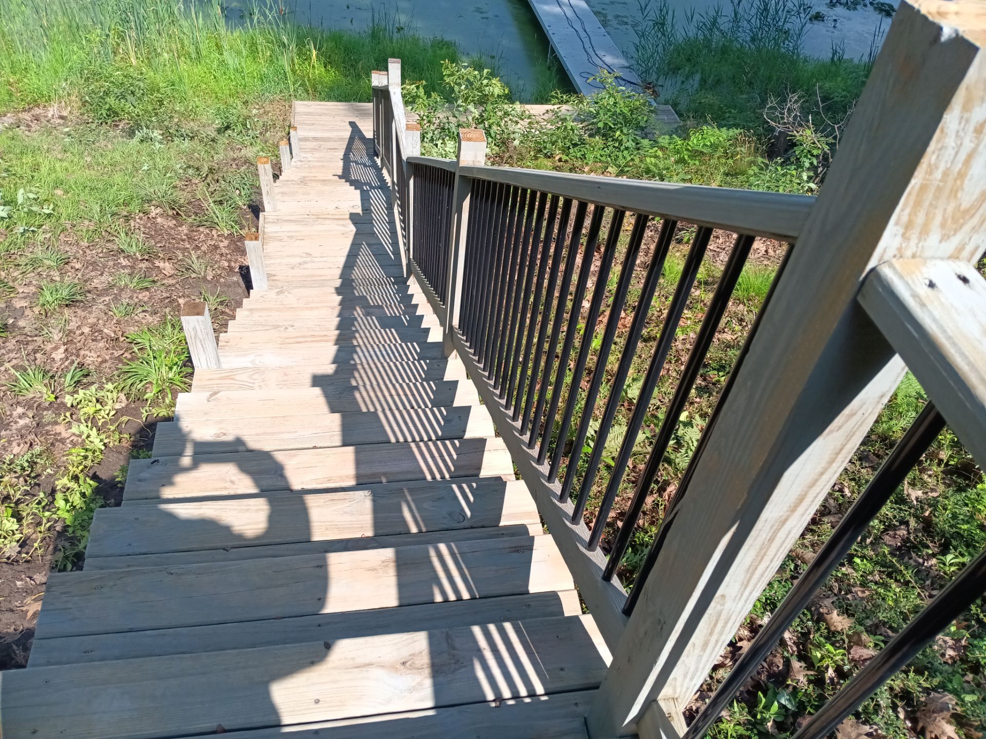 Exterior Deck using solid stain by Gordon Painting