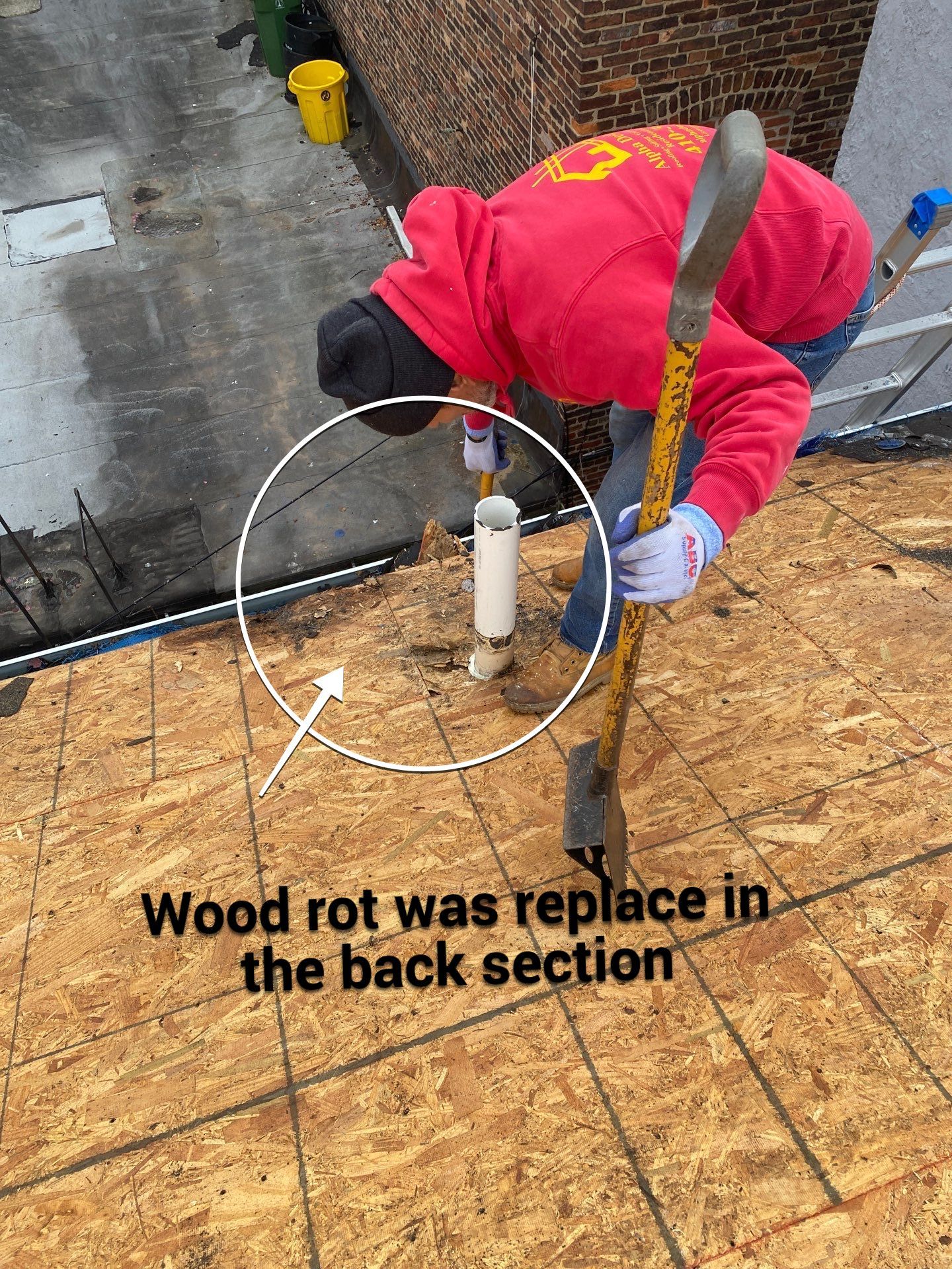Residential Roofing Installation using Landmark Shingles by Alpha Design Services
