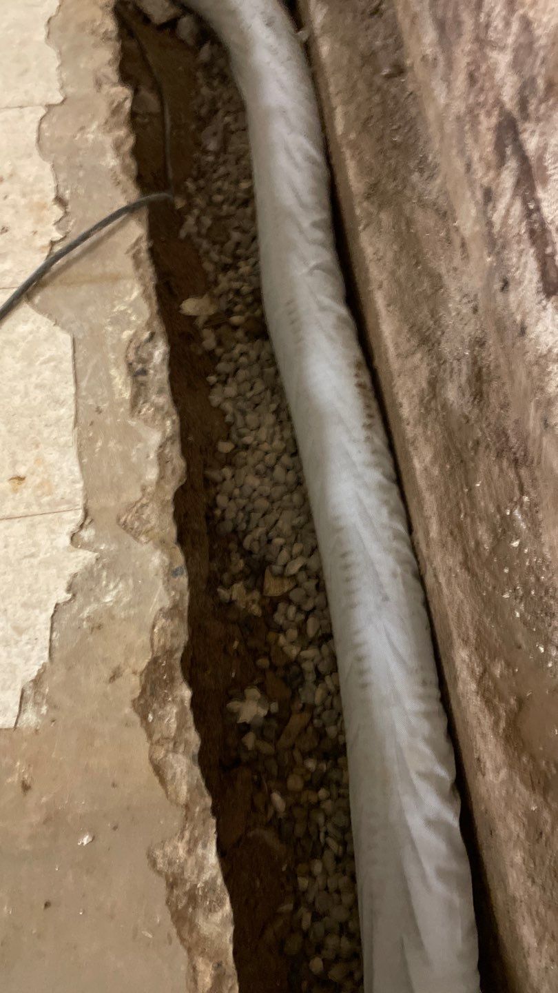 Interior Drain Tile Installation in Columbia Heights, MN by Waterproofing Northeast