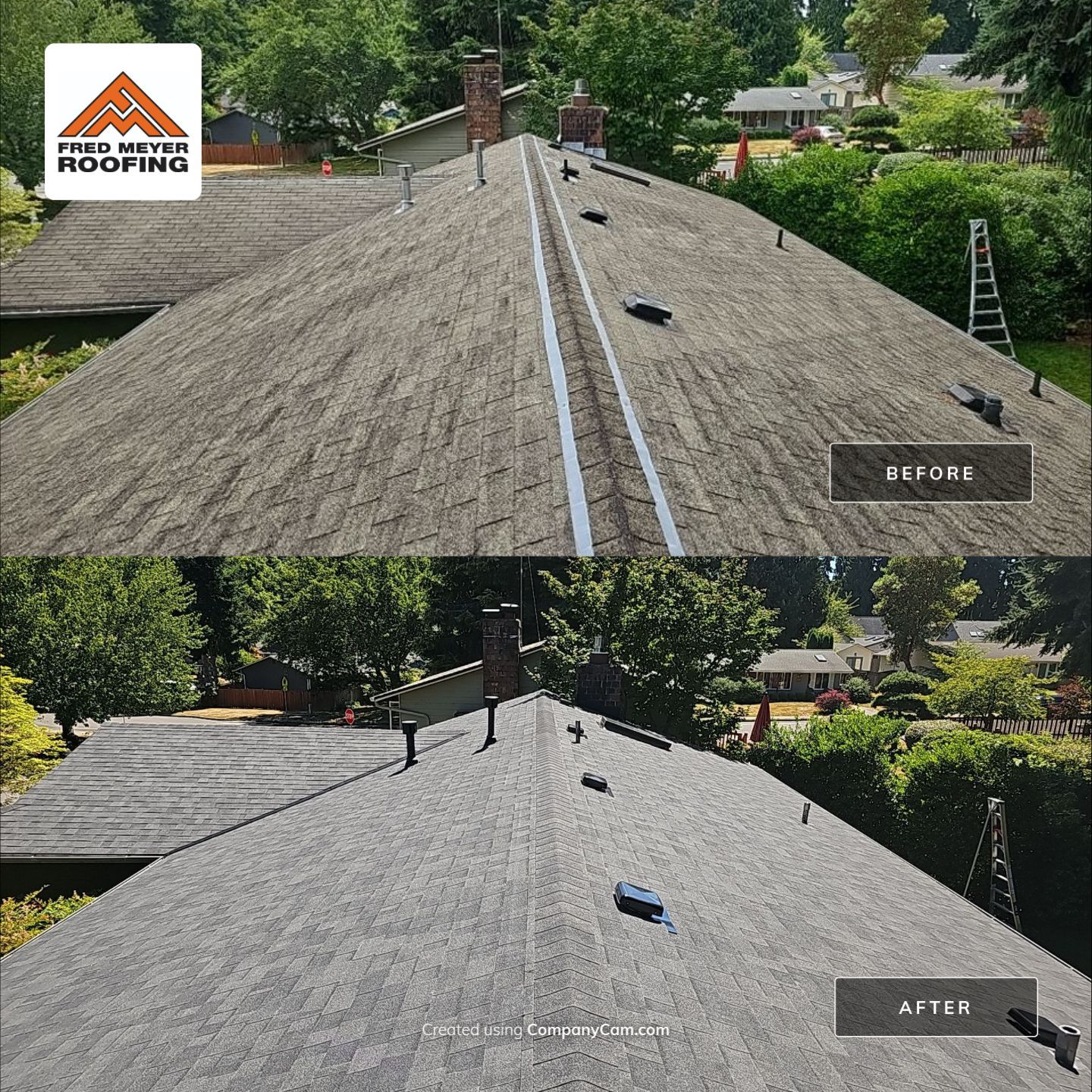 Roof Project in Kirkland by Fred Meyer Roofing