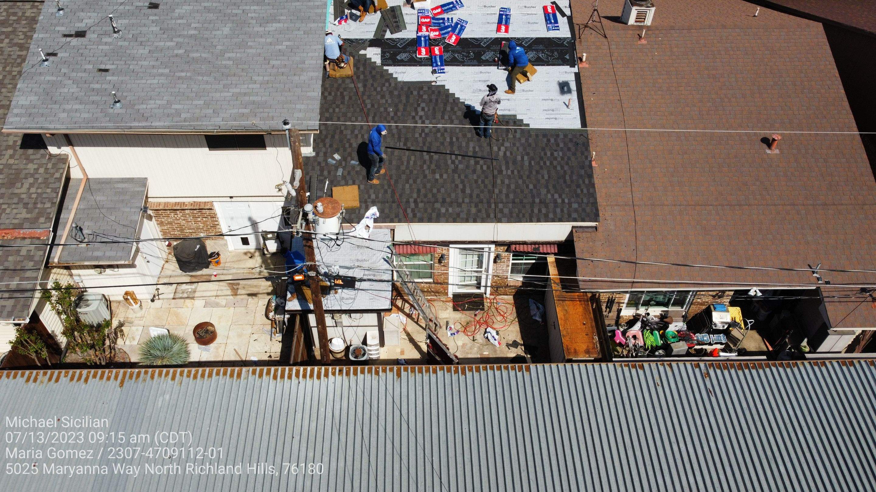Project in North Richland Hills by Zeus Exteriors