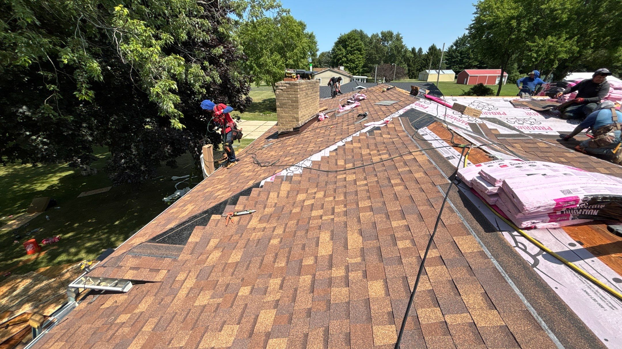 Roof Replacement using Owens Corning Tru Definitions by 180 Contractors