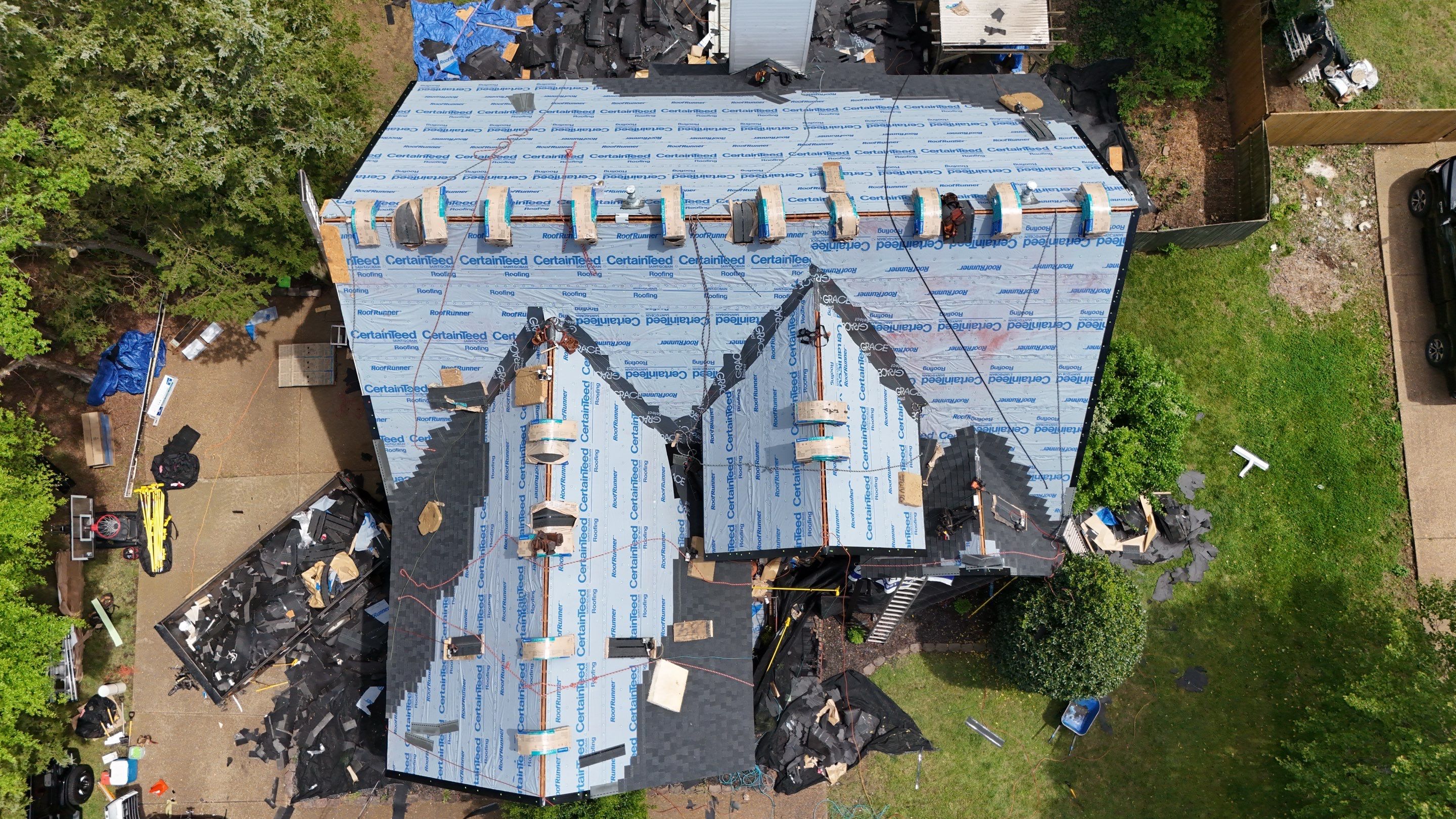 Charcoal Black Re-Roof by Royal House LLC