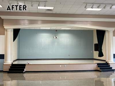 Chestatee Elementary School Cafeteria Painting
