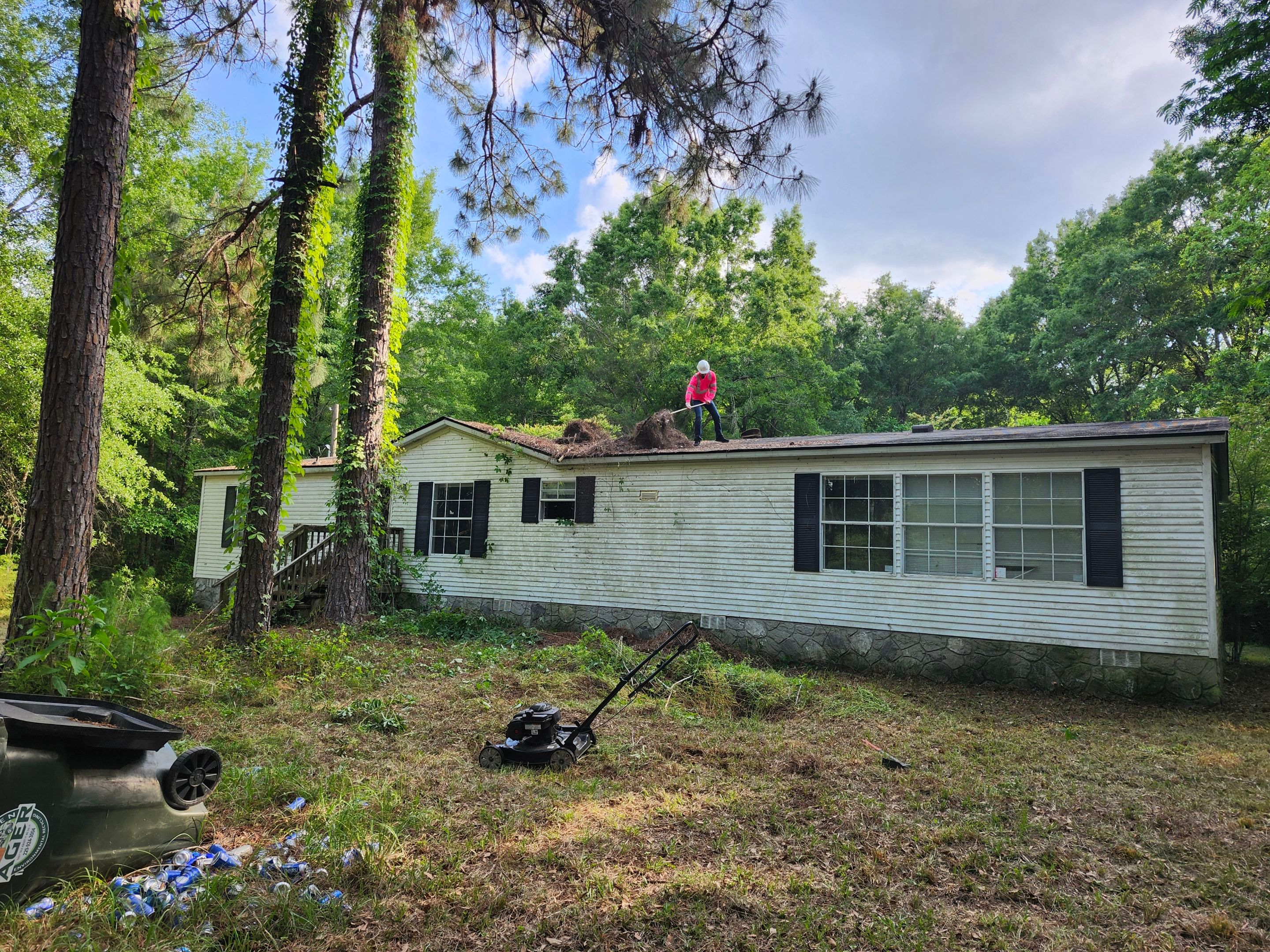 Exterior Clearing - tree trimming - grass cut by Swift Signings and Services LLC