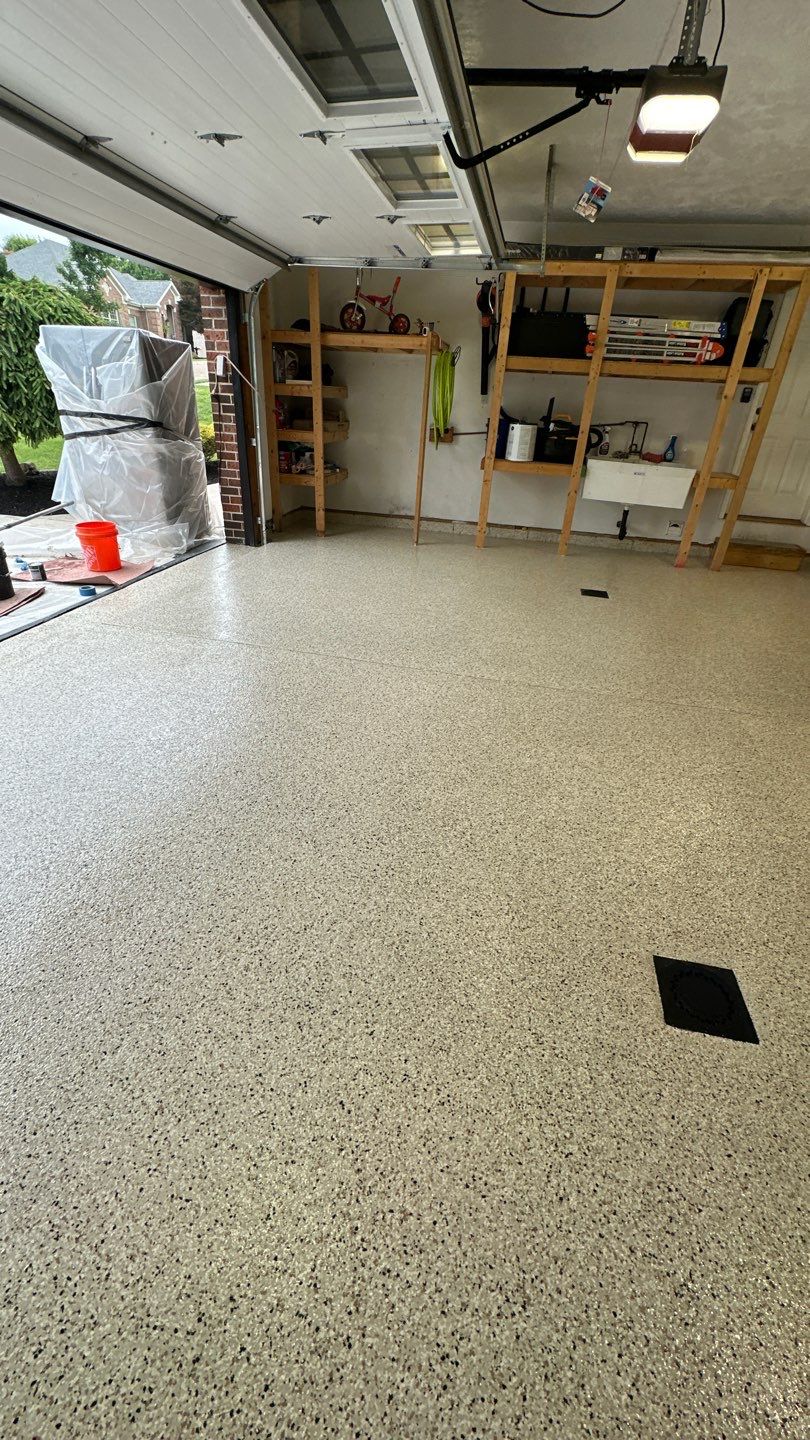 Garage Project in Weirton by Floors in a Day, Inc