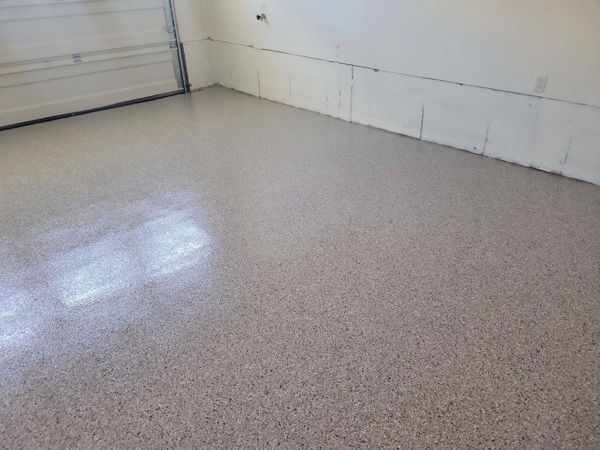 Garage Floor Coating using Penntek by Spectrum Painting, LLC