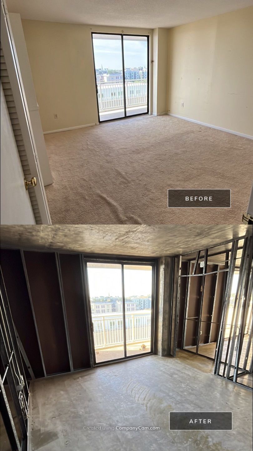 Interior Friable Asbestos Abatement by EAS Environmental, LLC.
