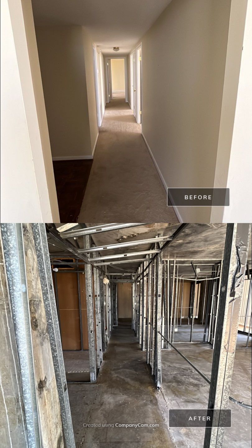 Interior Friable Asbestos Abatement by EAS Environmental, LLC.