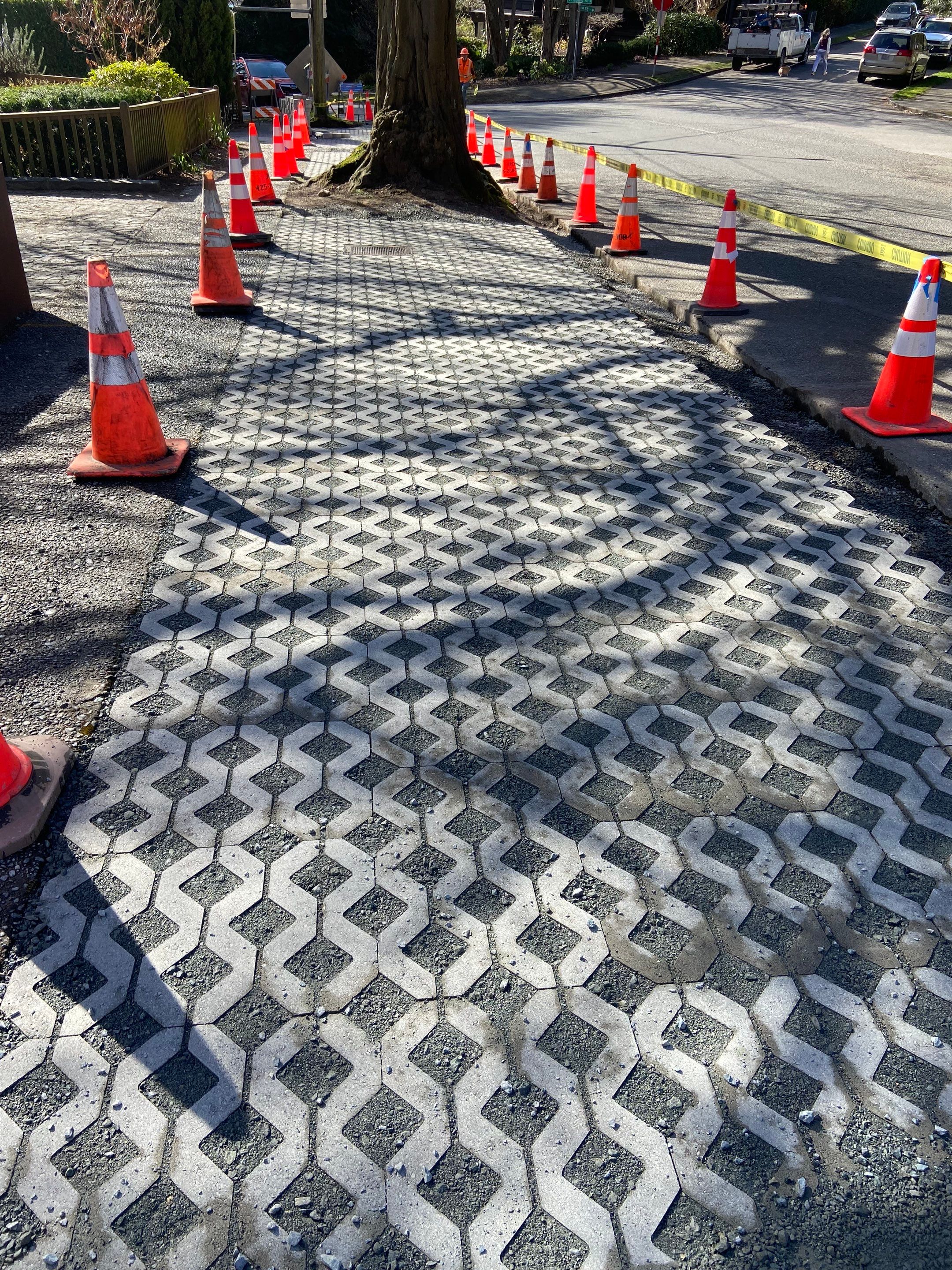 Russell | Turfstone Pavers Driveway  by Jireh Asphalt & Concrete Inc 