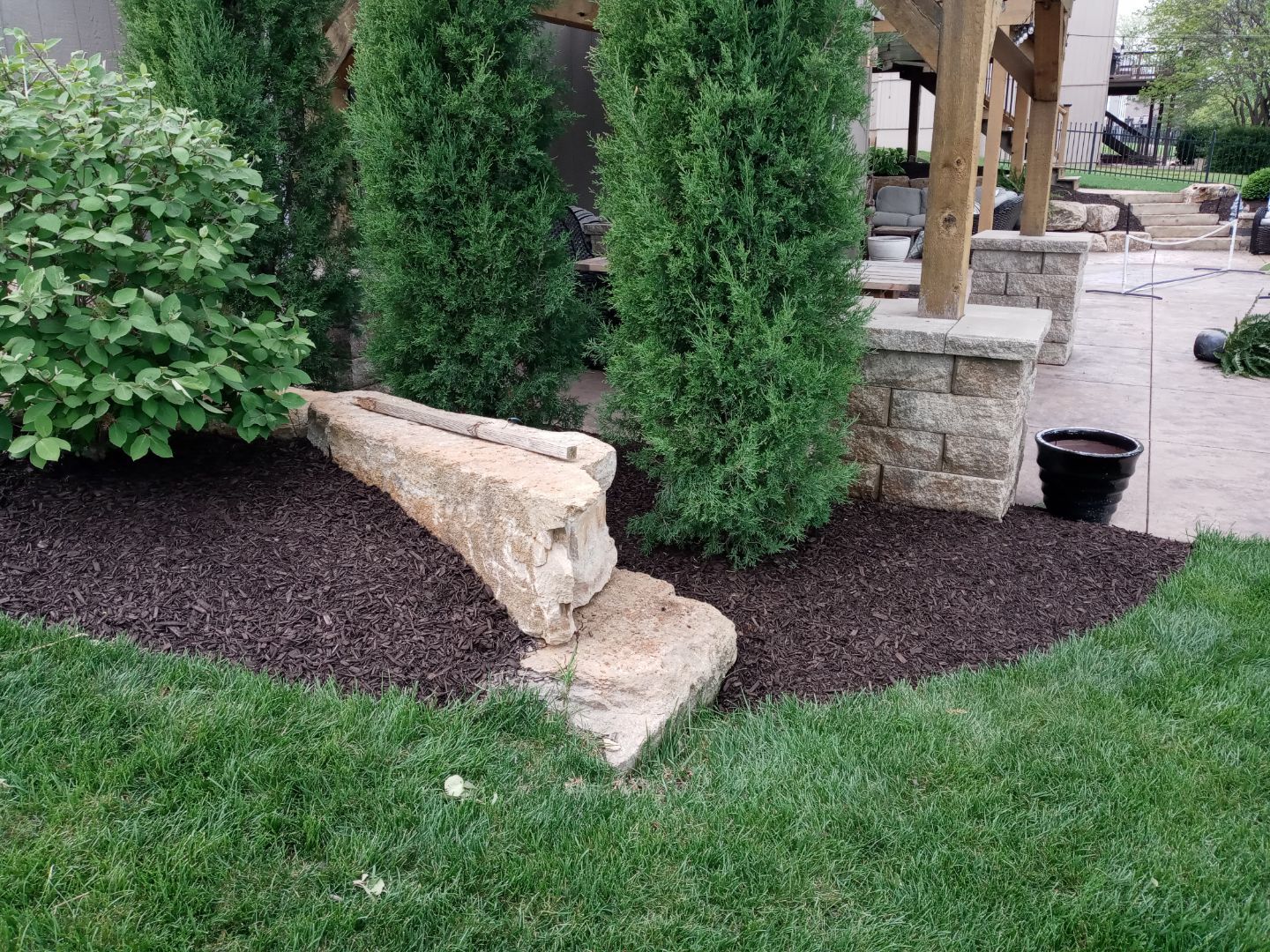 4 New Outdoor Living Areas by LAND ESCAPES LLC