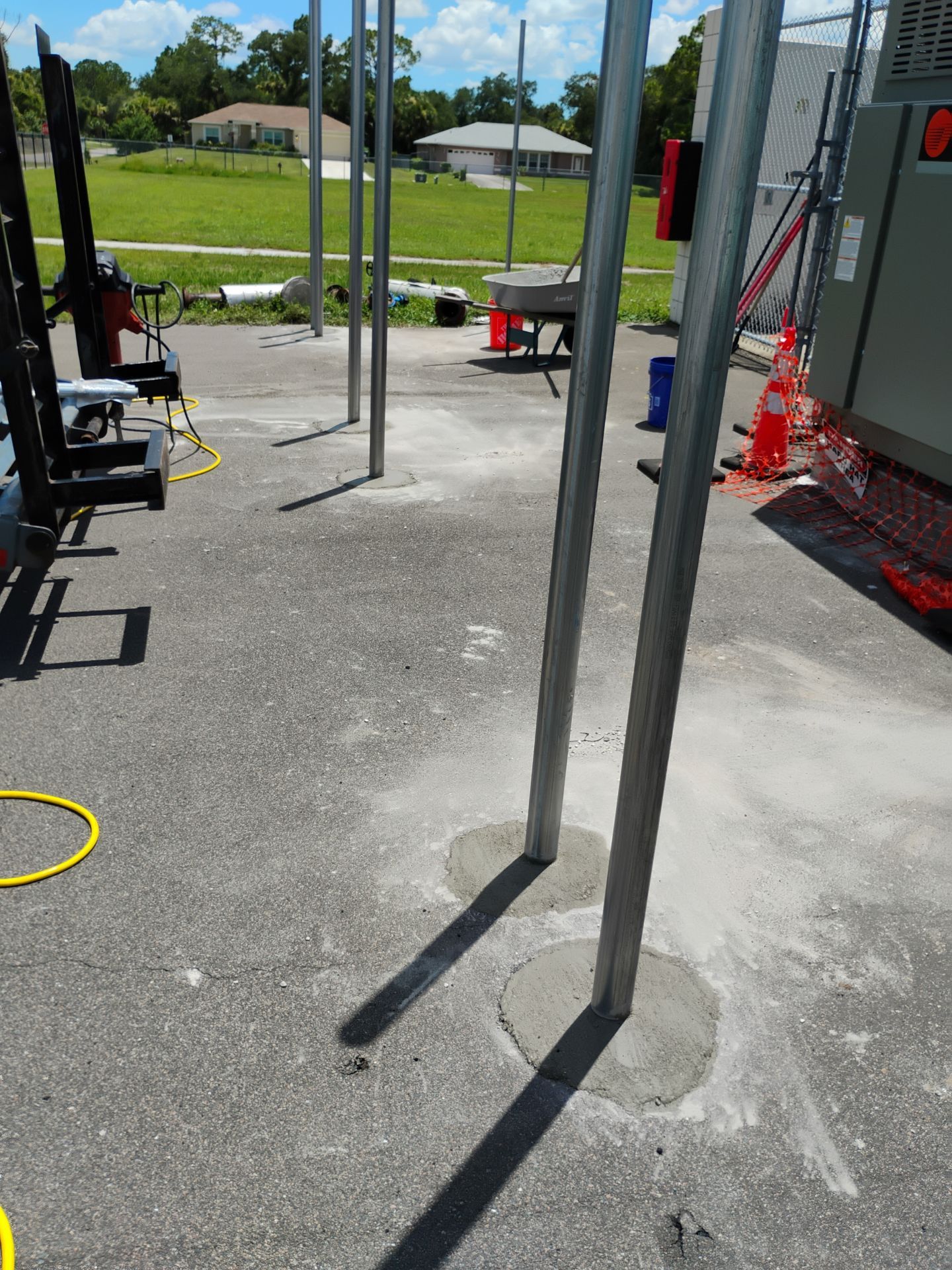 Secure Chain Link Equipment Enclosure Installation in North Port by True Fence LLC