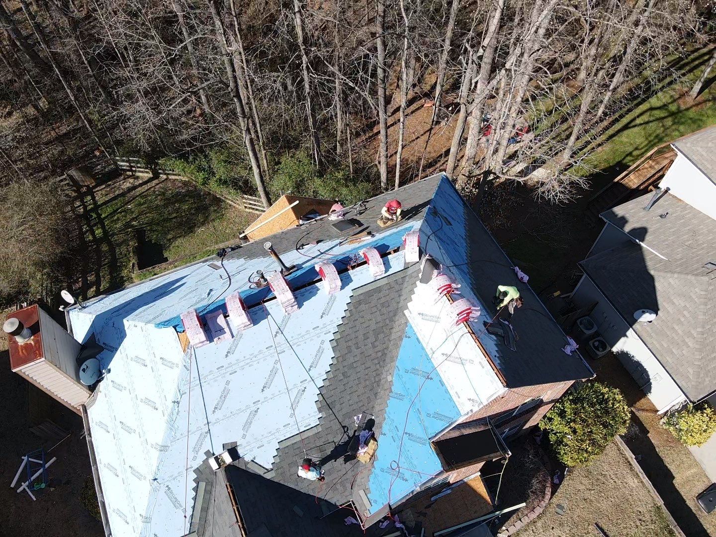 Residential Roofing Installation using Owens Corning by Inspector Roofing and Restoration