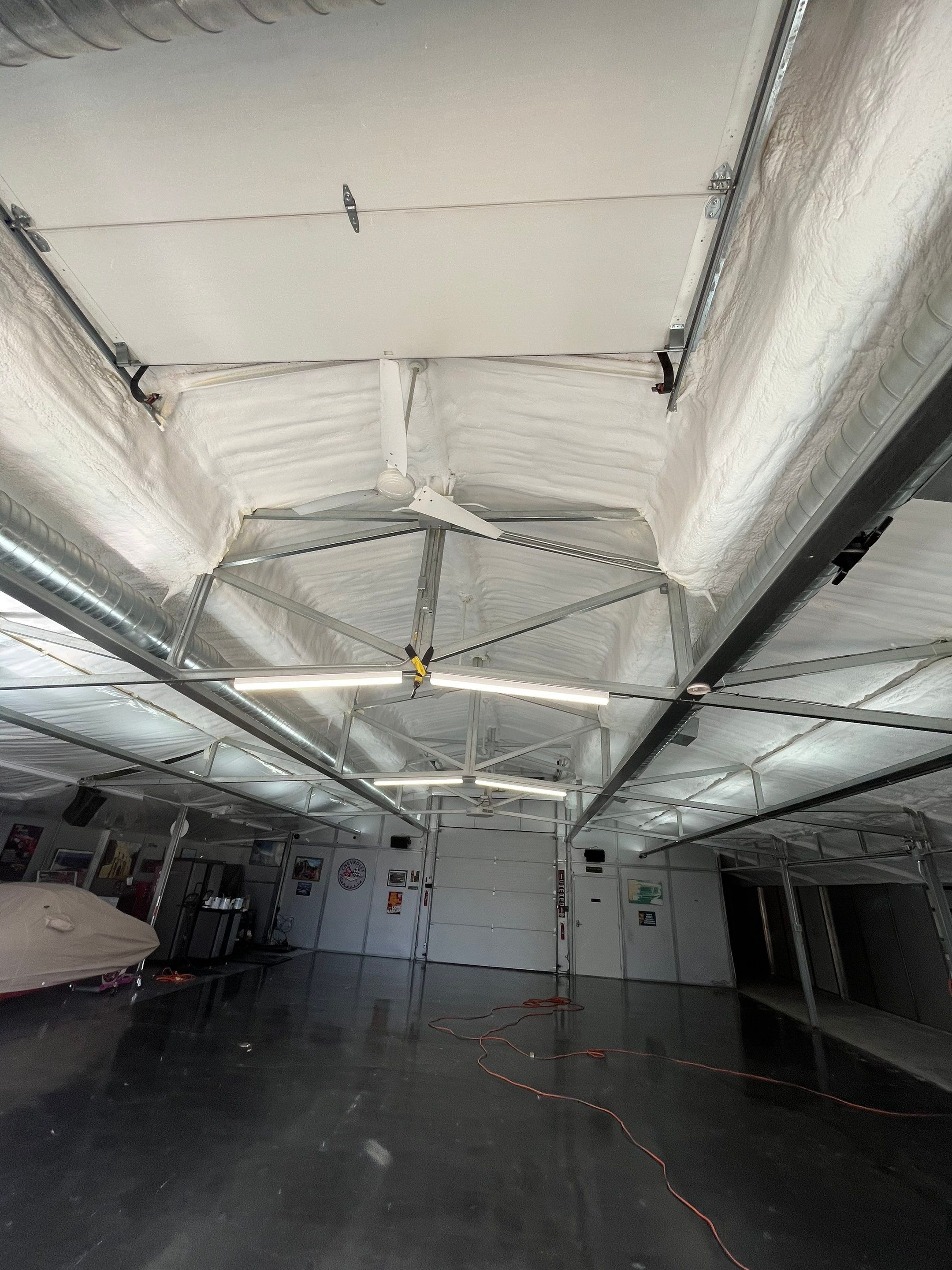 Sunnyvale Tx, Close cell spray foam custom garage  by Apex Insulation Solutions