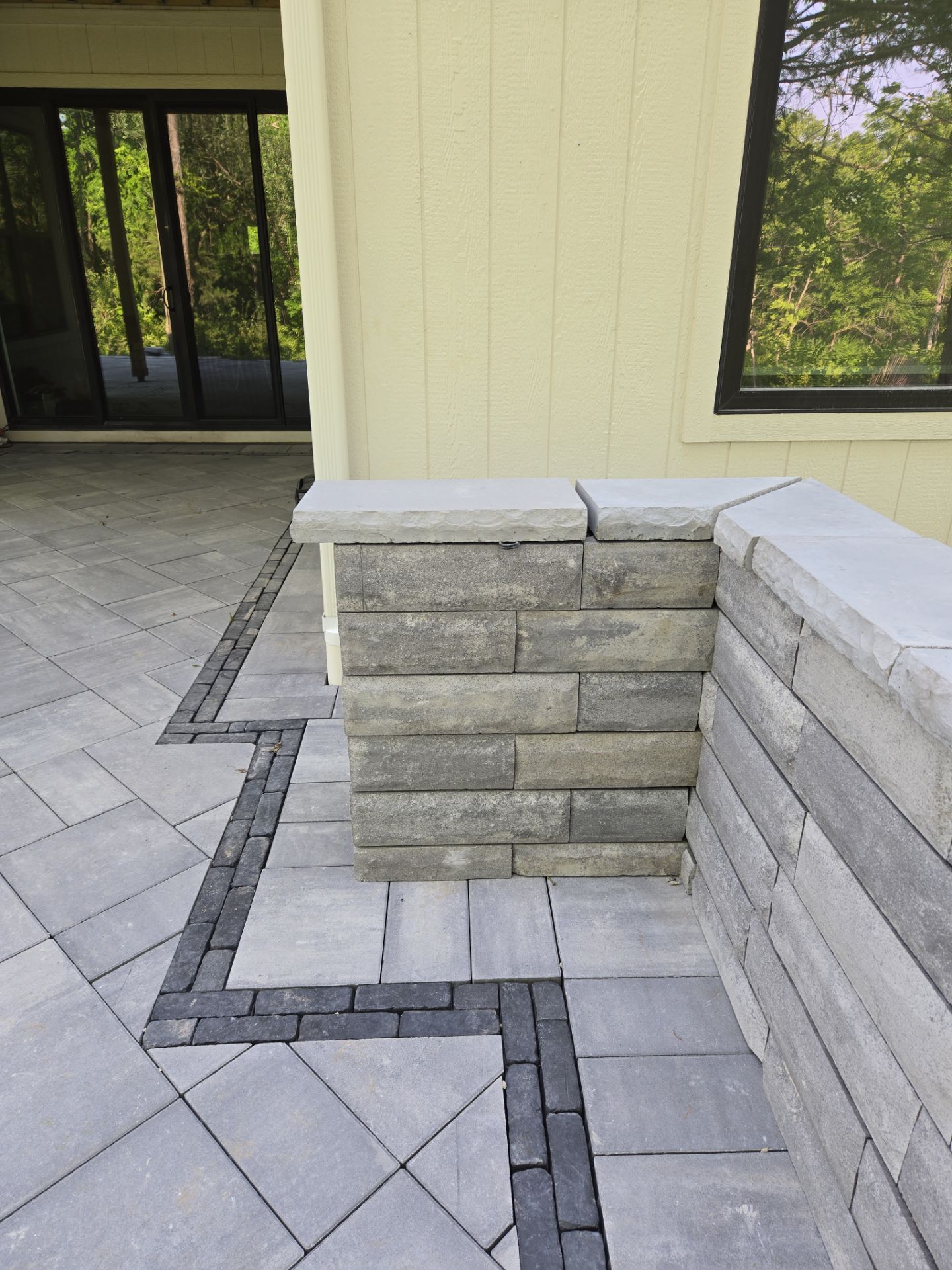 Beacon Hill Paver Patio by LAND ESCAPES LLC