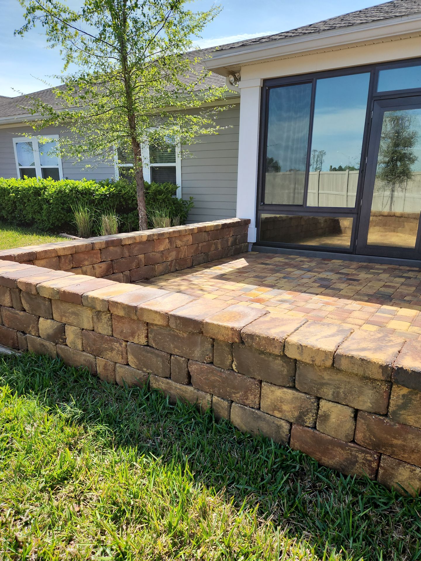 paver patio using Concrete Sealant by DuraSeal