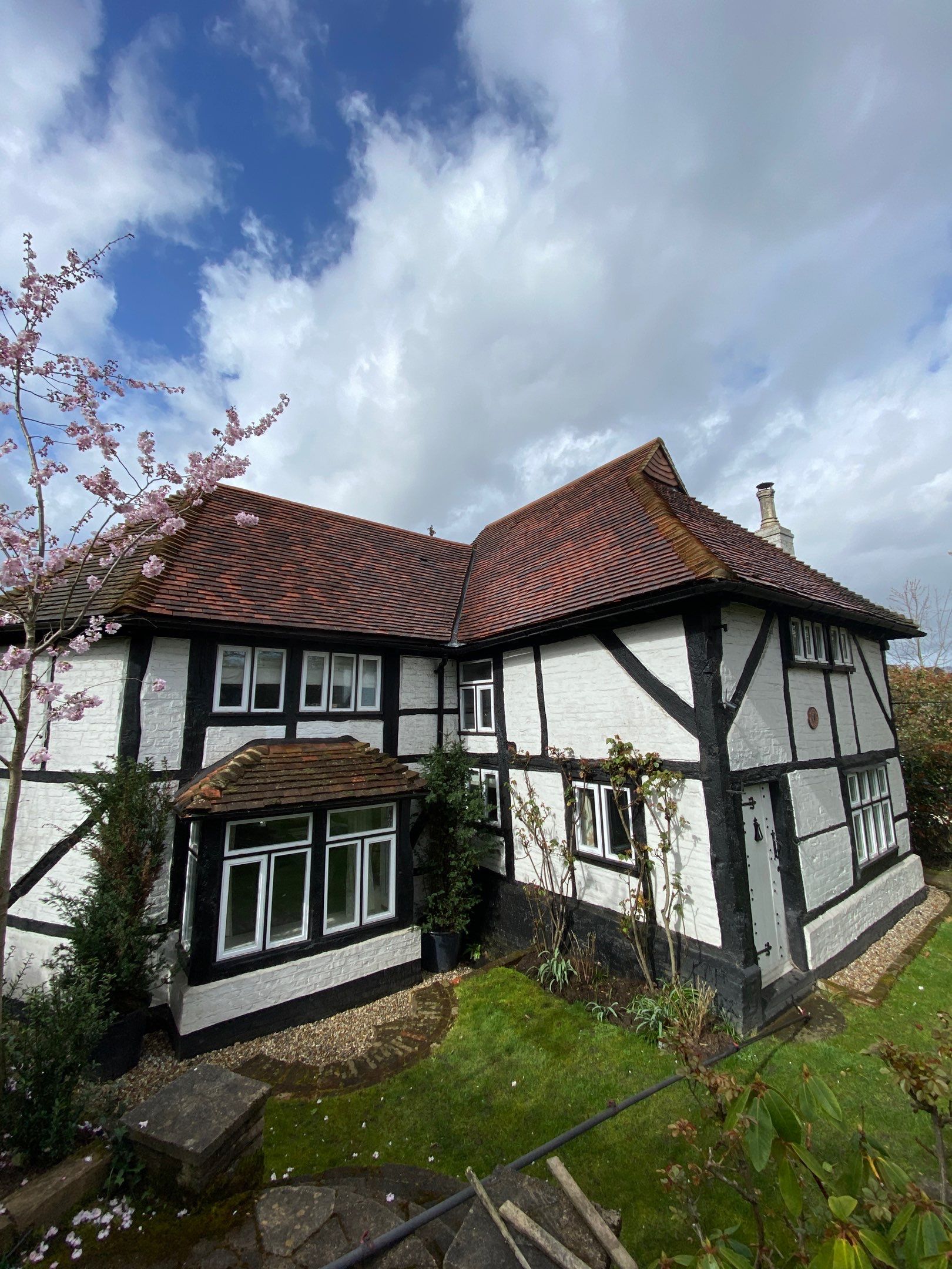 Roof Clean and Biocide Treatment using Mosmatic FSC and Biocide by Ges Exterior Cleaning ltd